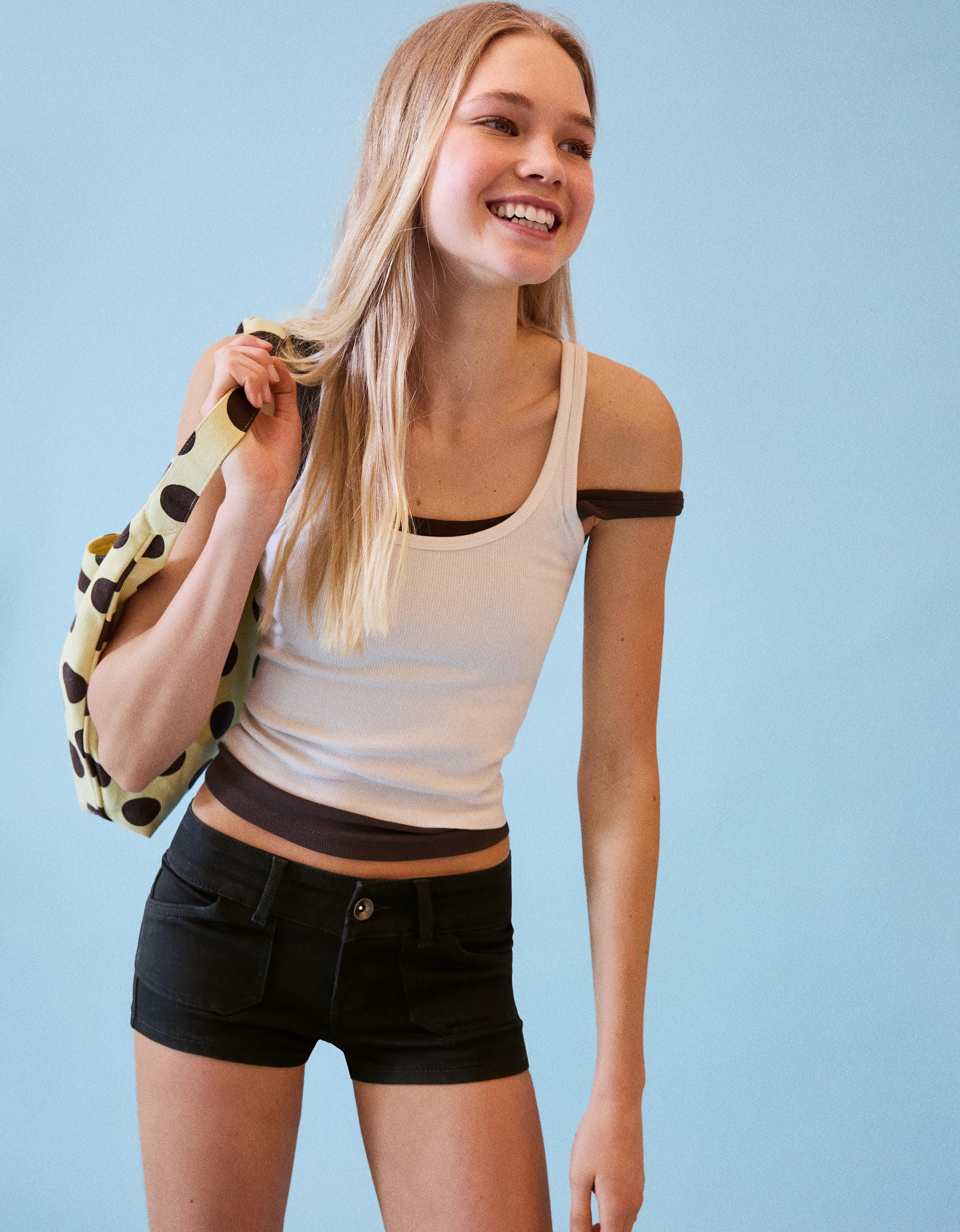 Mini denim şort - Görsel 97