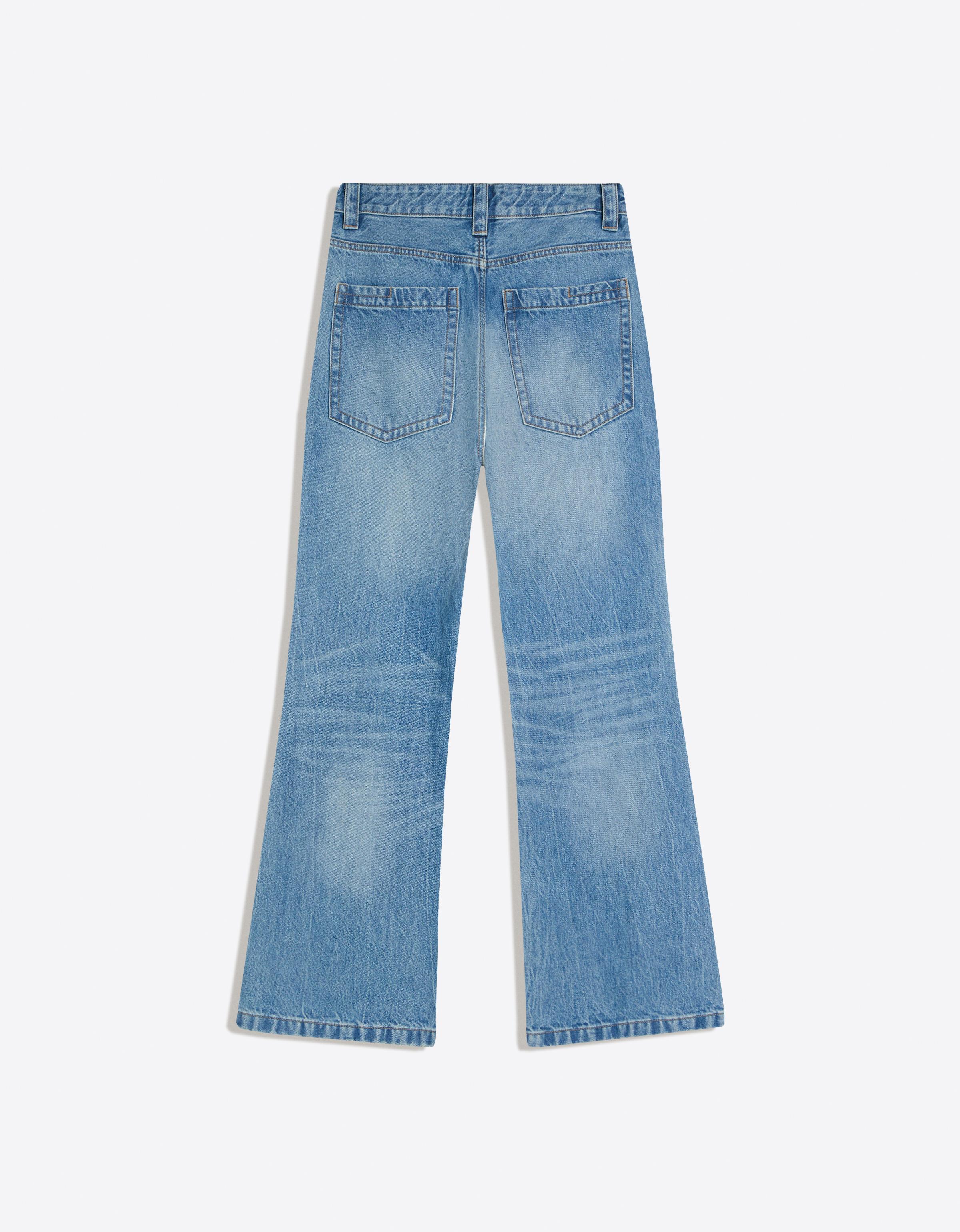 Bershka Baggy flare fit jean görsel 8