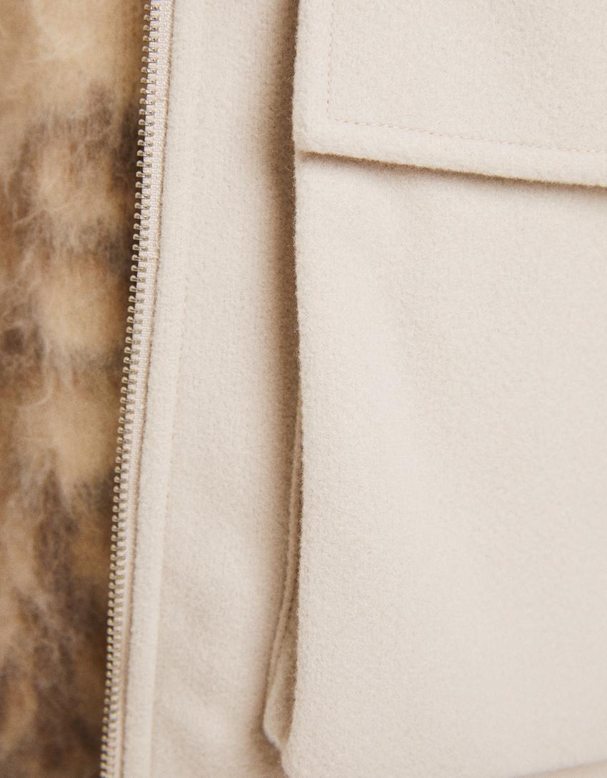 جاكيت بملمس لباد-رملي-5