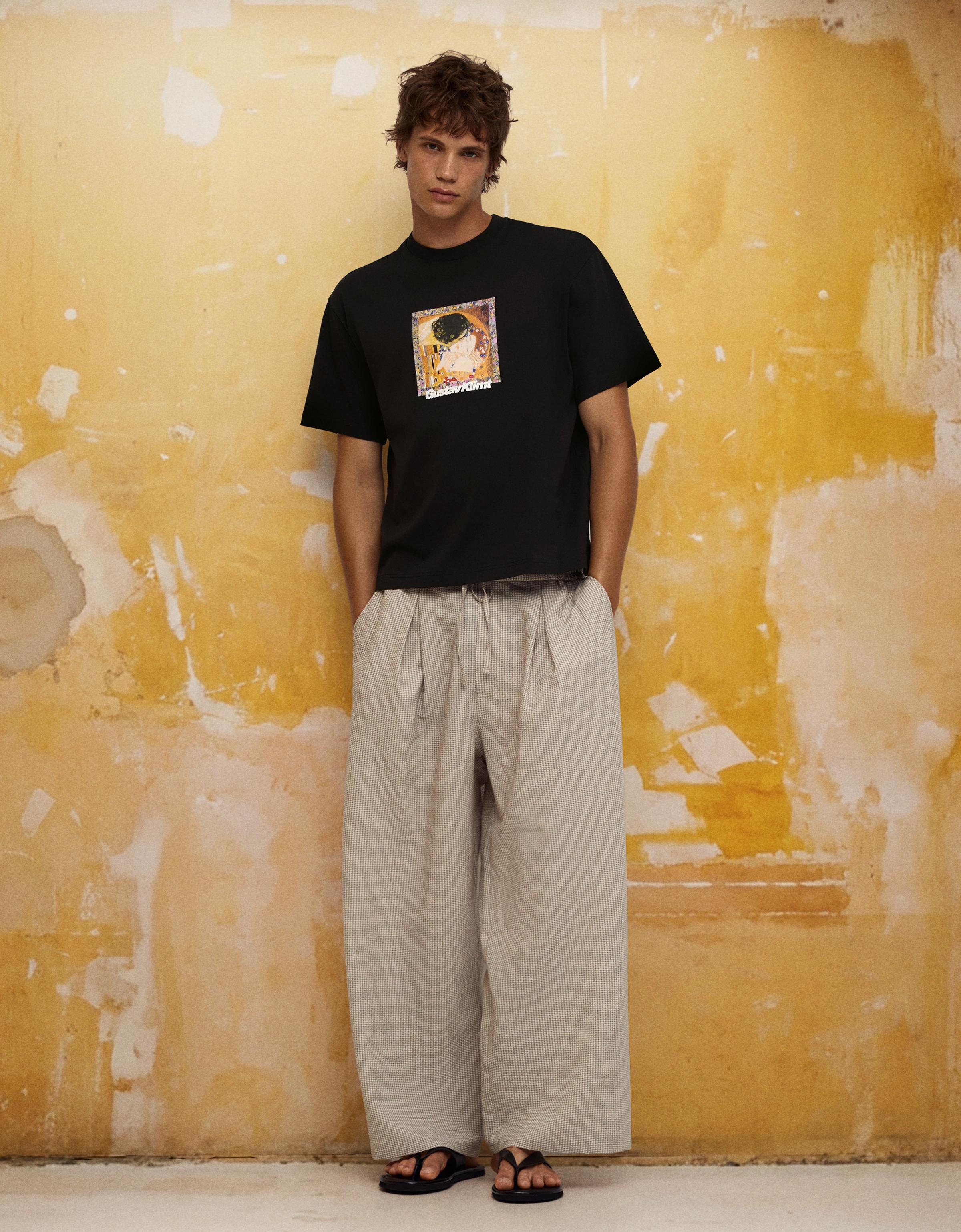 Relaxed fit KLIMT T-shirt — Black