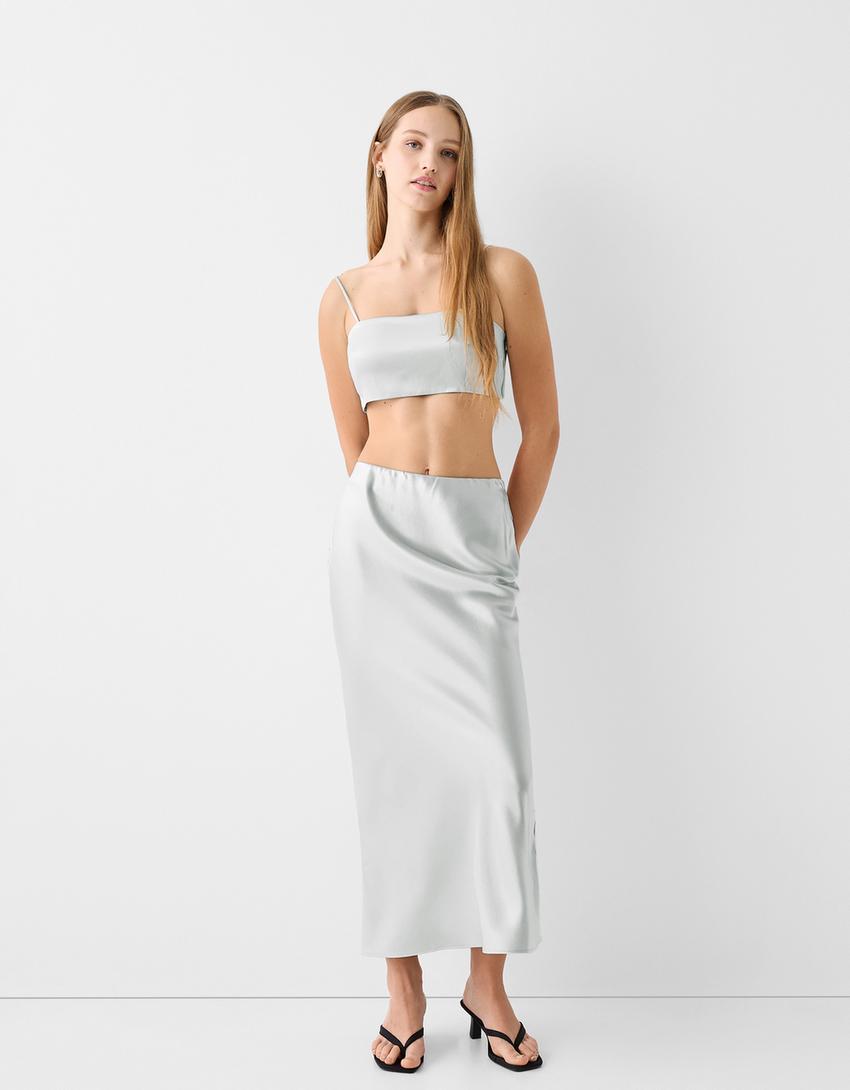 Top alças acetinado-Prateado-3