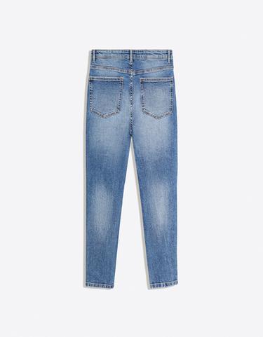 Ripped carrot fit jeans — Blue 2