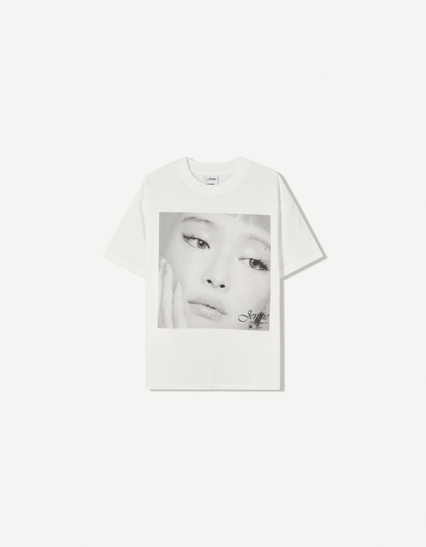 Camiseta Jennie manga corta-Blanco roto