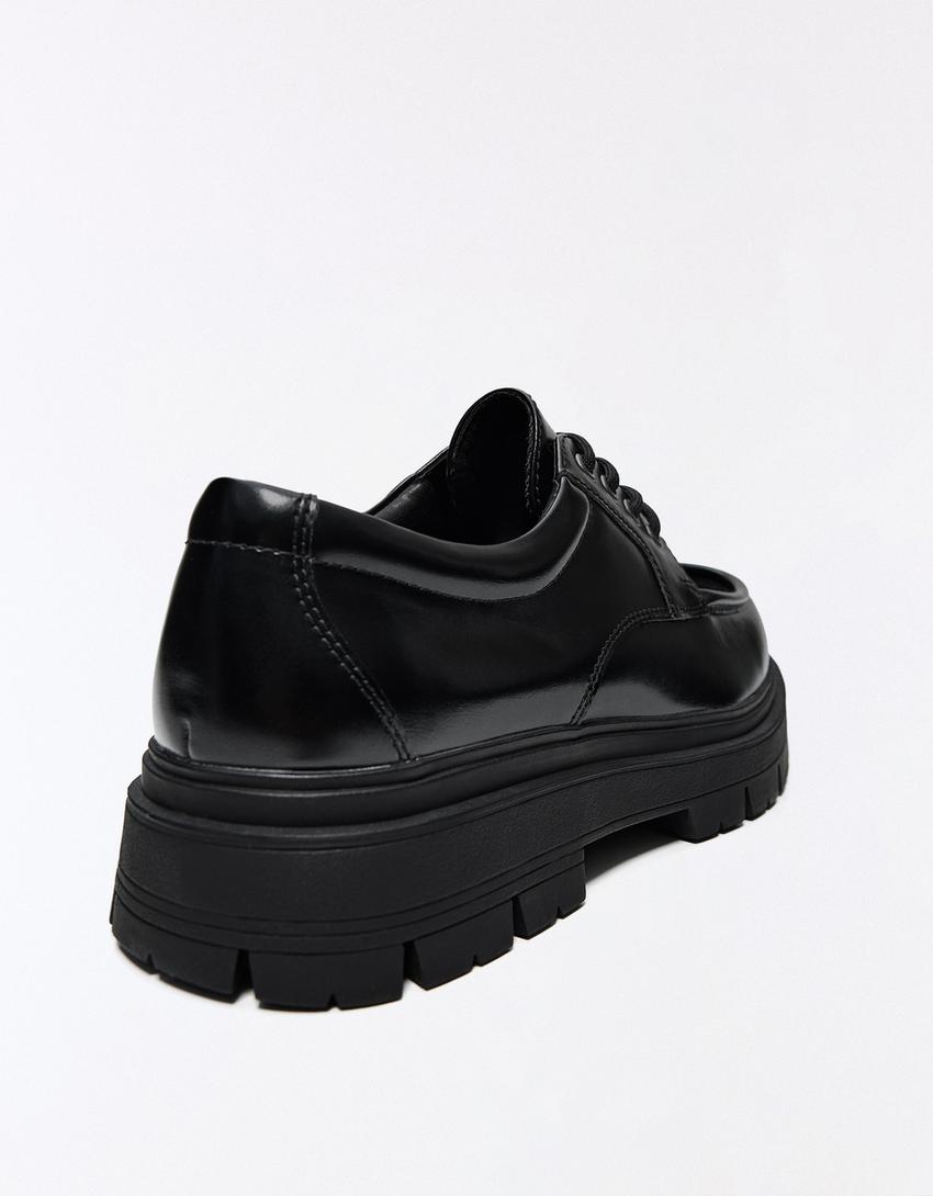 BUTY TYPU BLUCHER-Czarny