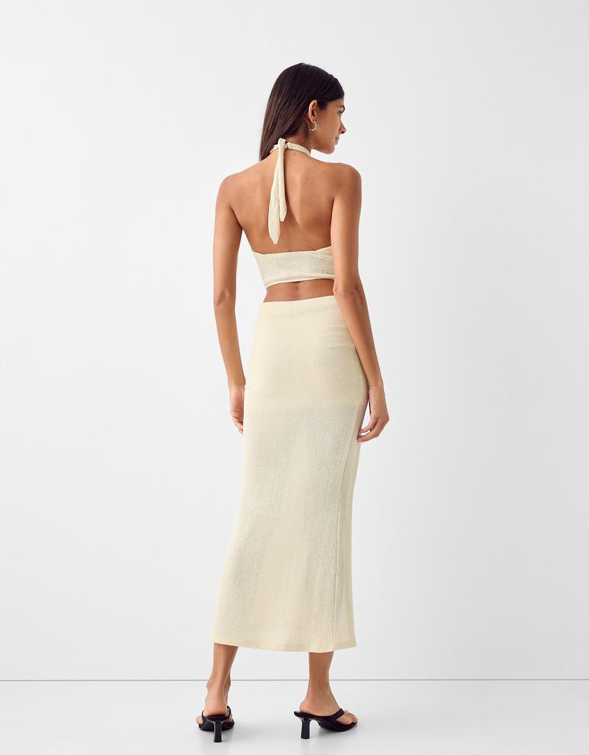 توب ريفي متداخل بتفصيل زهور-كريمي-1