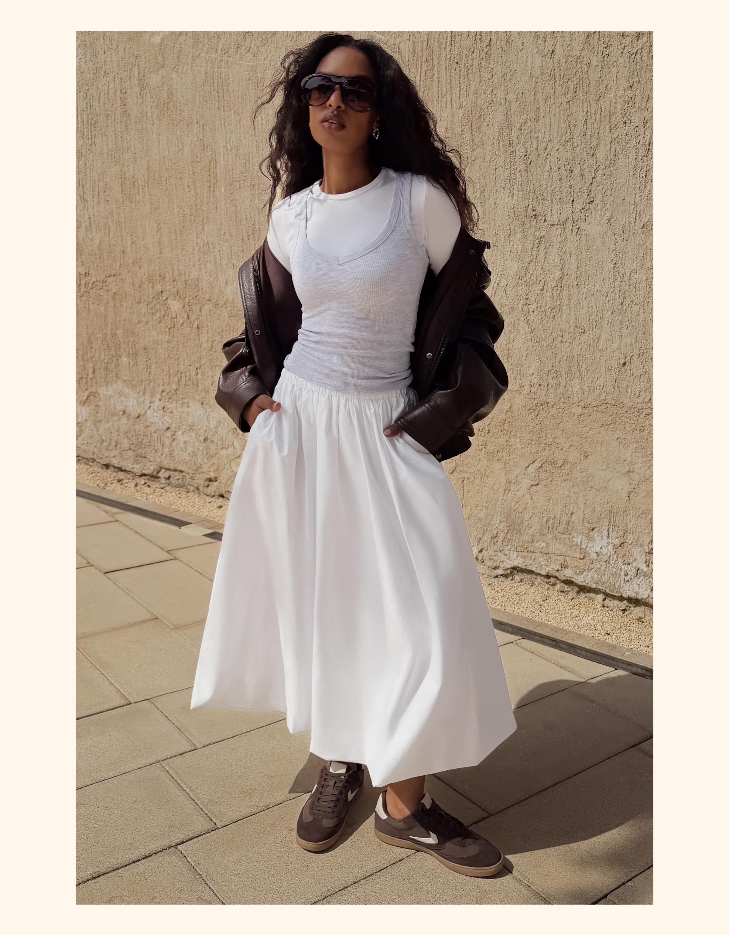 Balon midi etek - Görsel 39