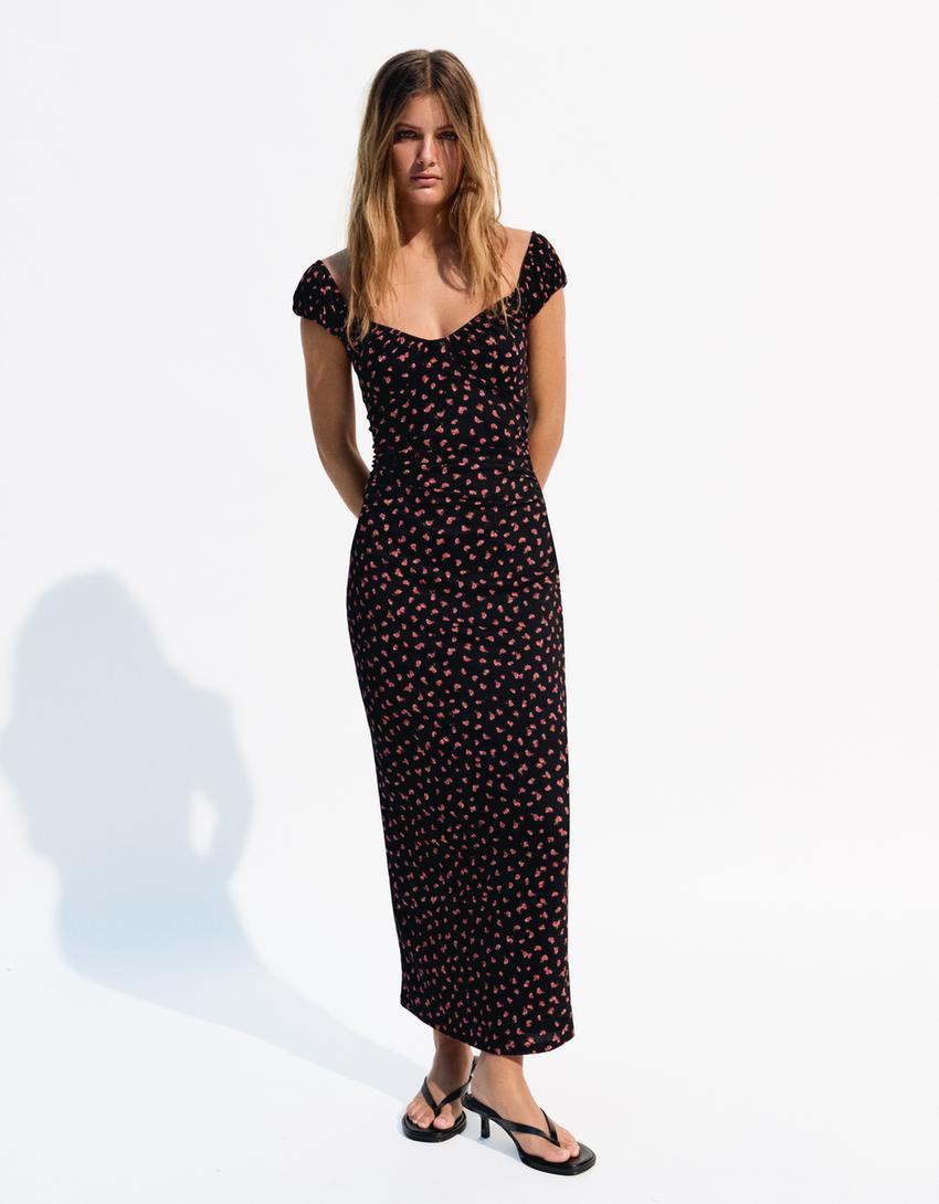 Midi dress-Black