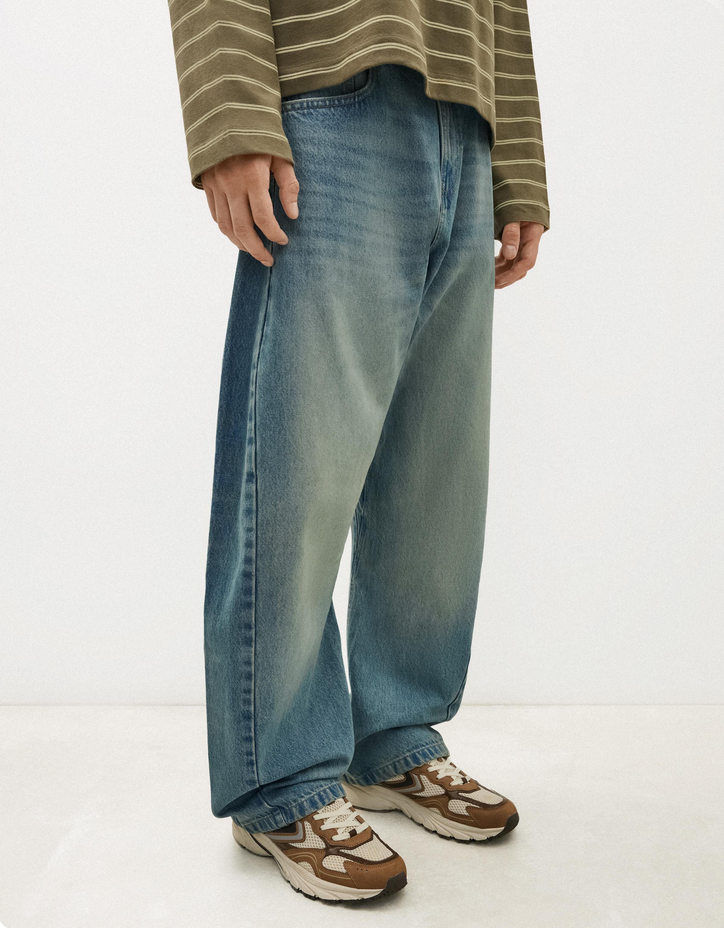 Twisted fit jeans — Light blue