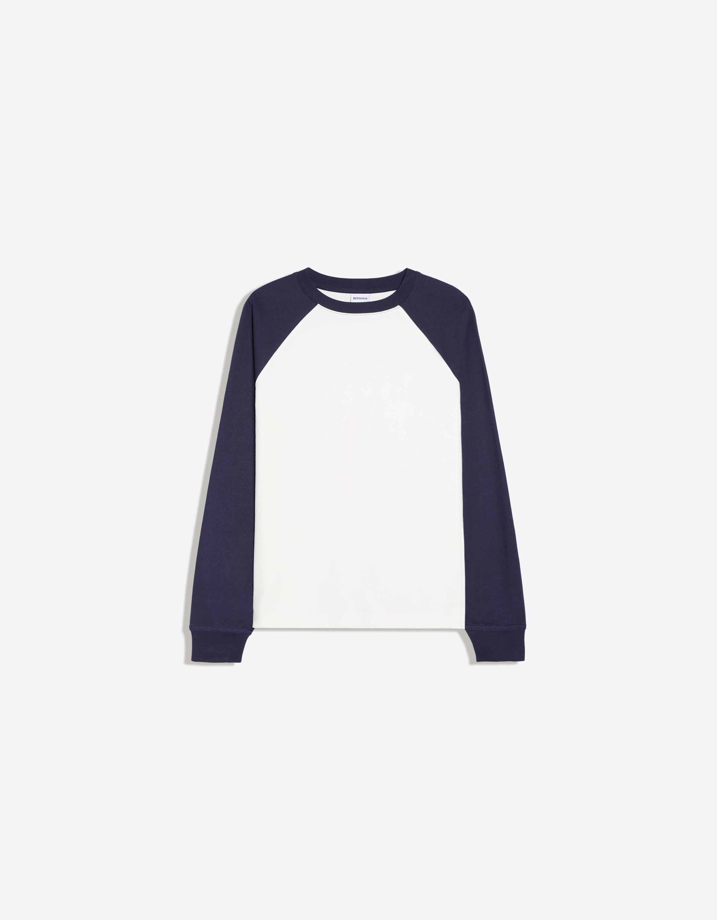 Long sleeve raglan T-shirt — Navy