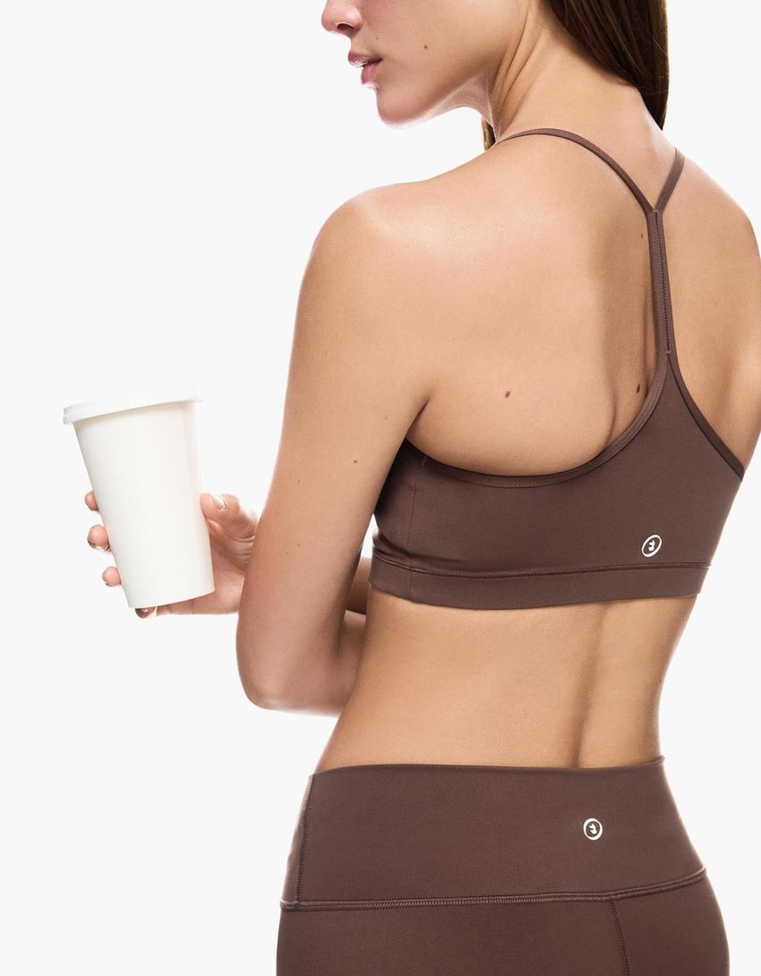 Top de tirants quick dry & breathable-Marrón-1
