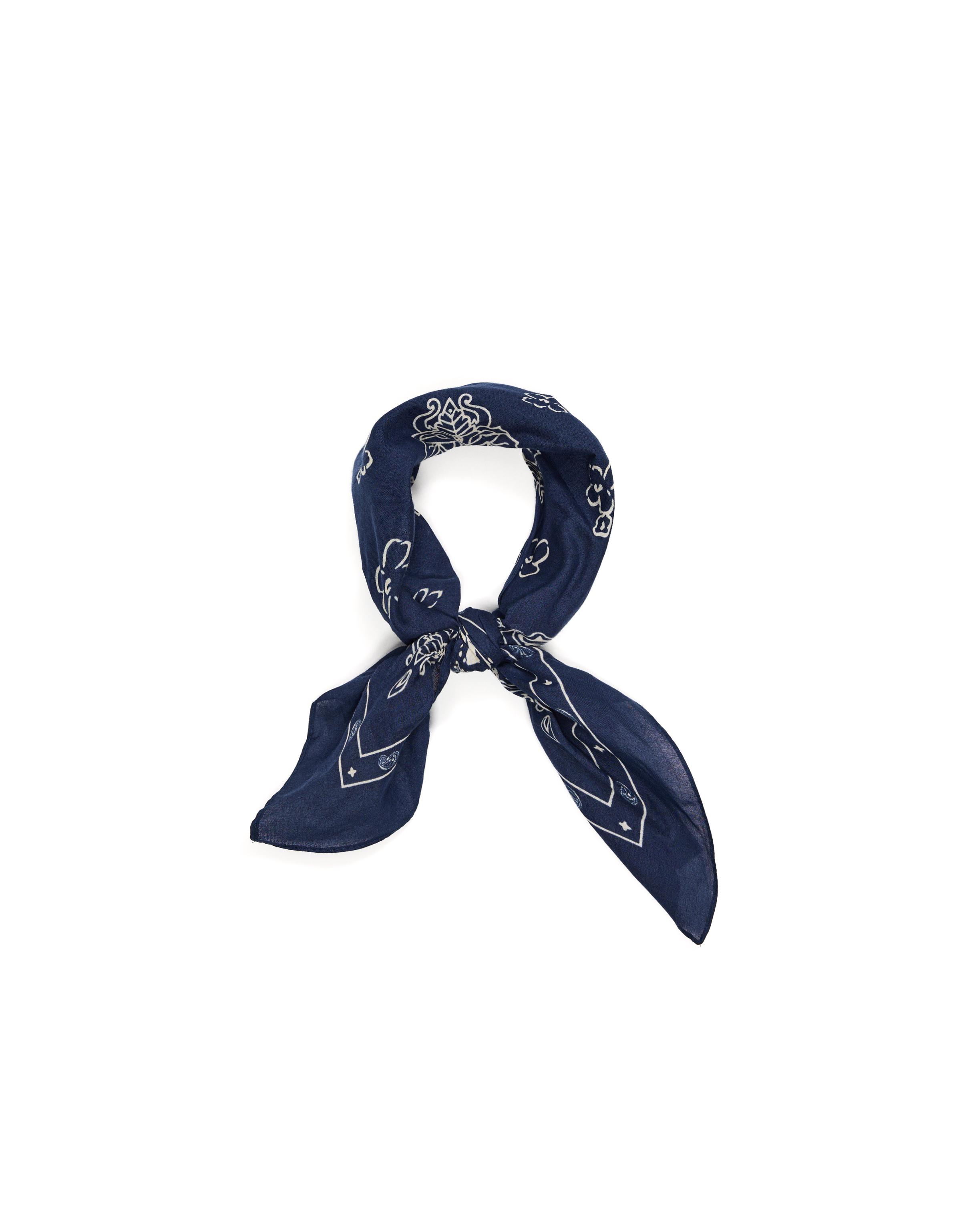 Printed bandana — Navy