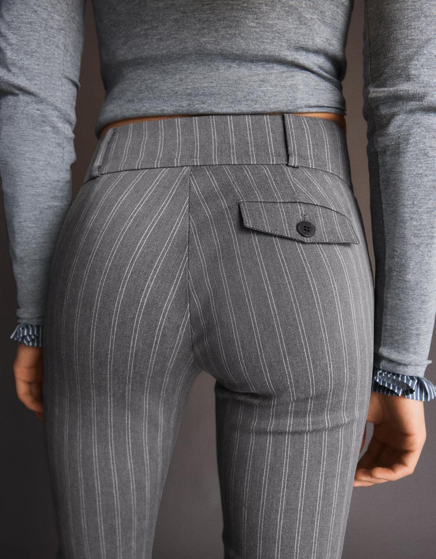 Bengal denim çan pantolon-Koyu gri