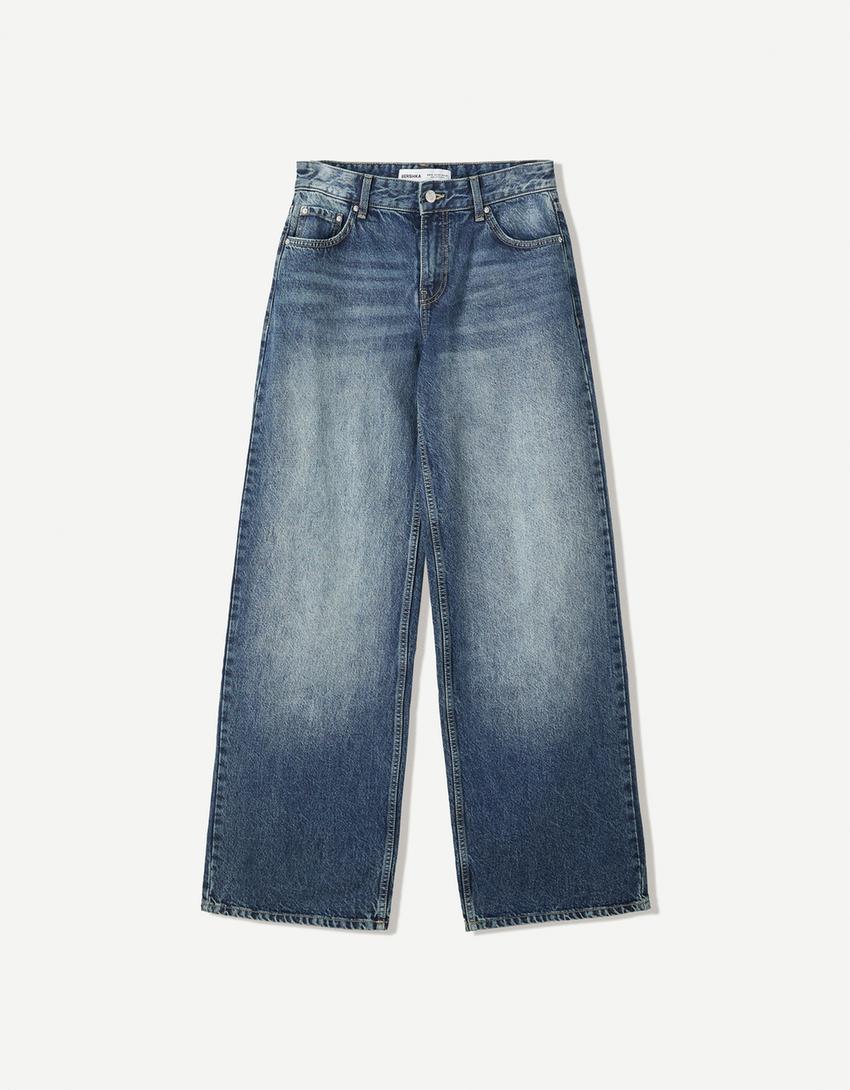 Jeans boyfriend-Blu-4