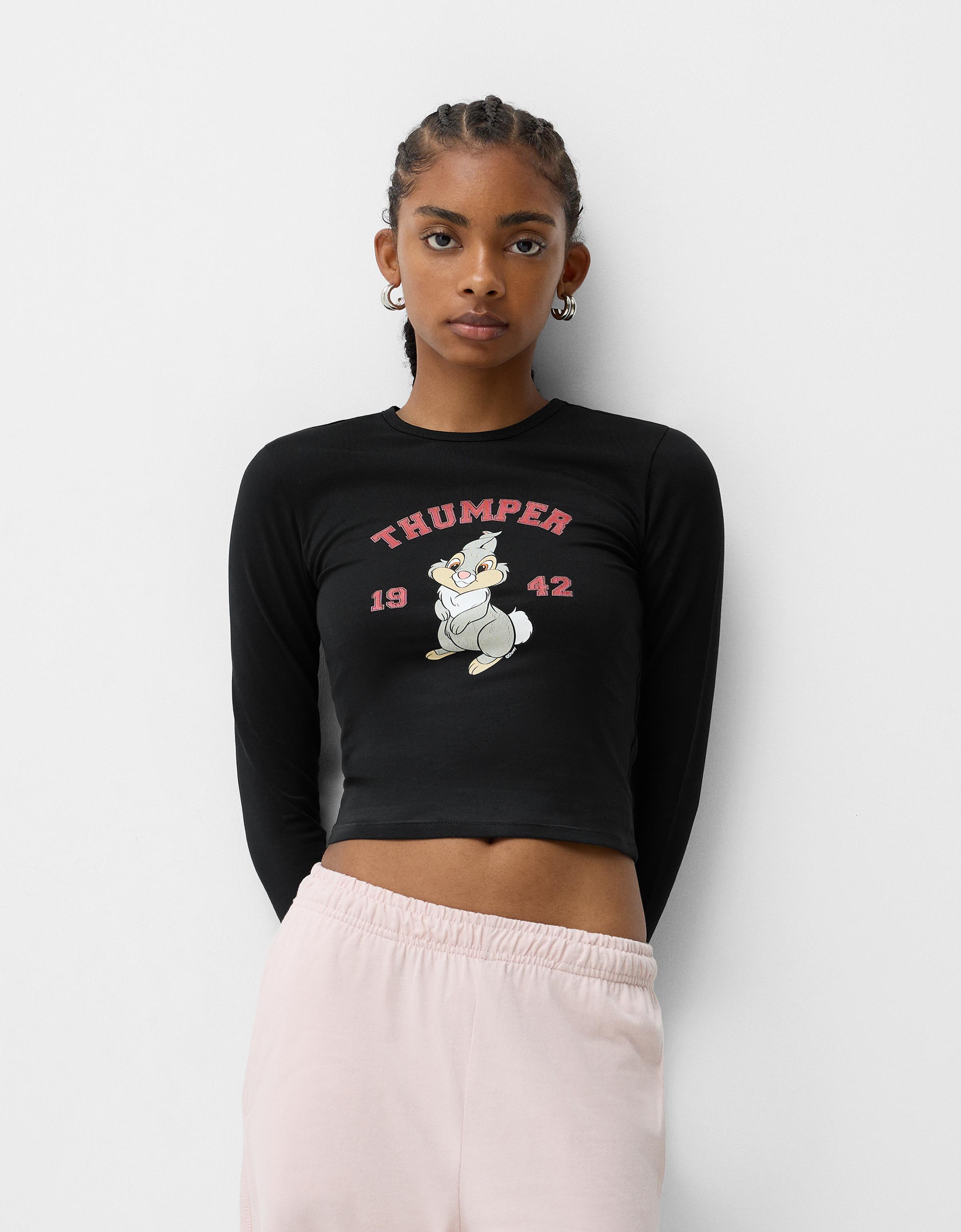 Camiseta bambi bershka sale