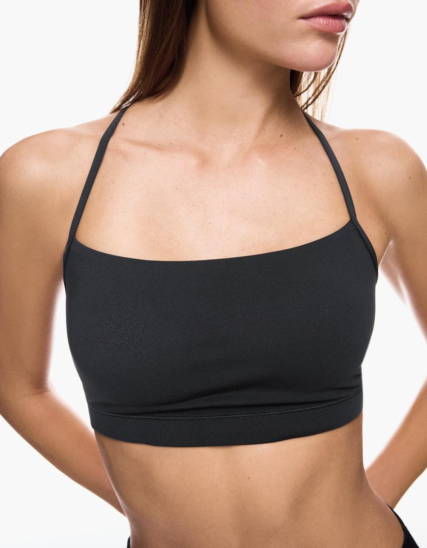 Top de tirants quick dry & breathable-Negre-2