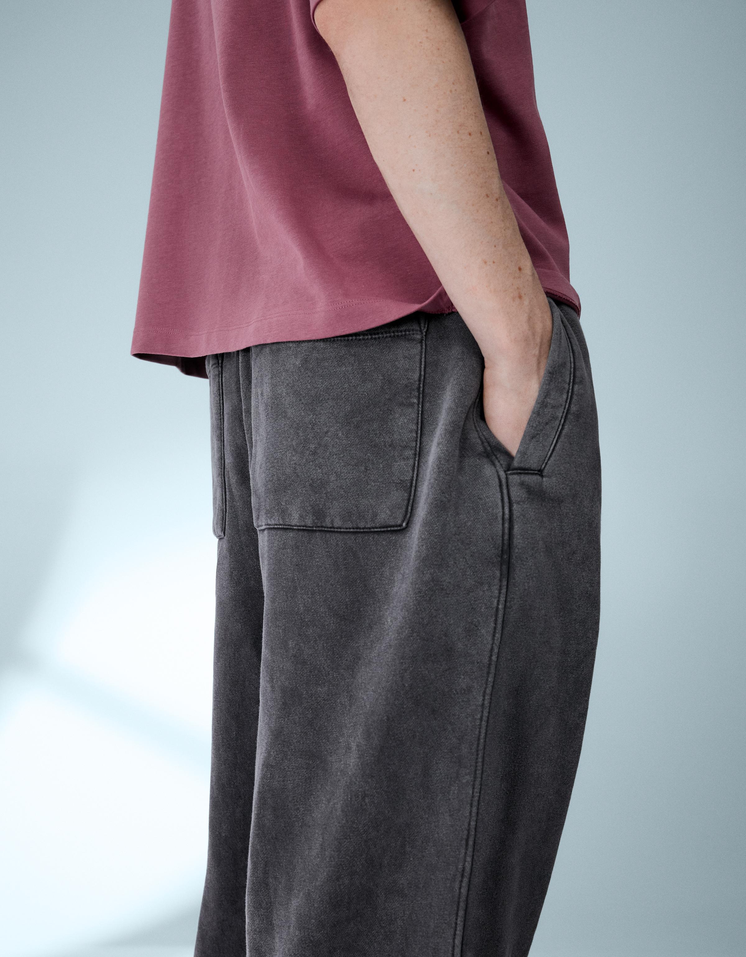 Balloon fit trousers — Grey
