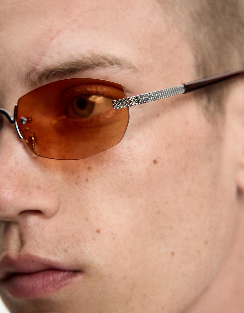 Gafas sol metálicas-Naranja-3