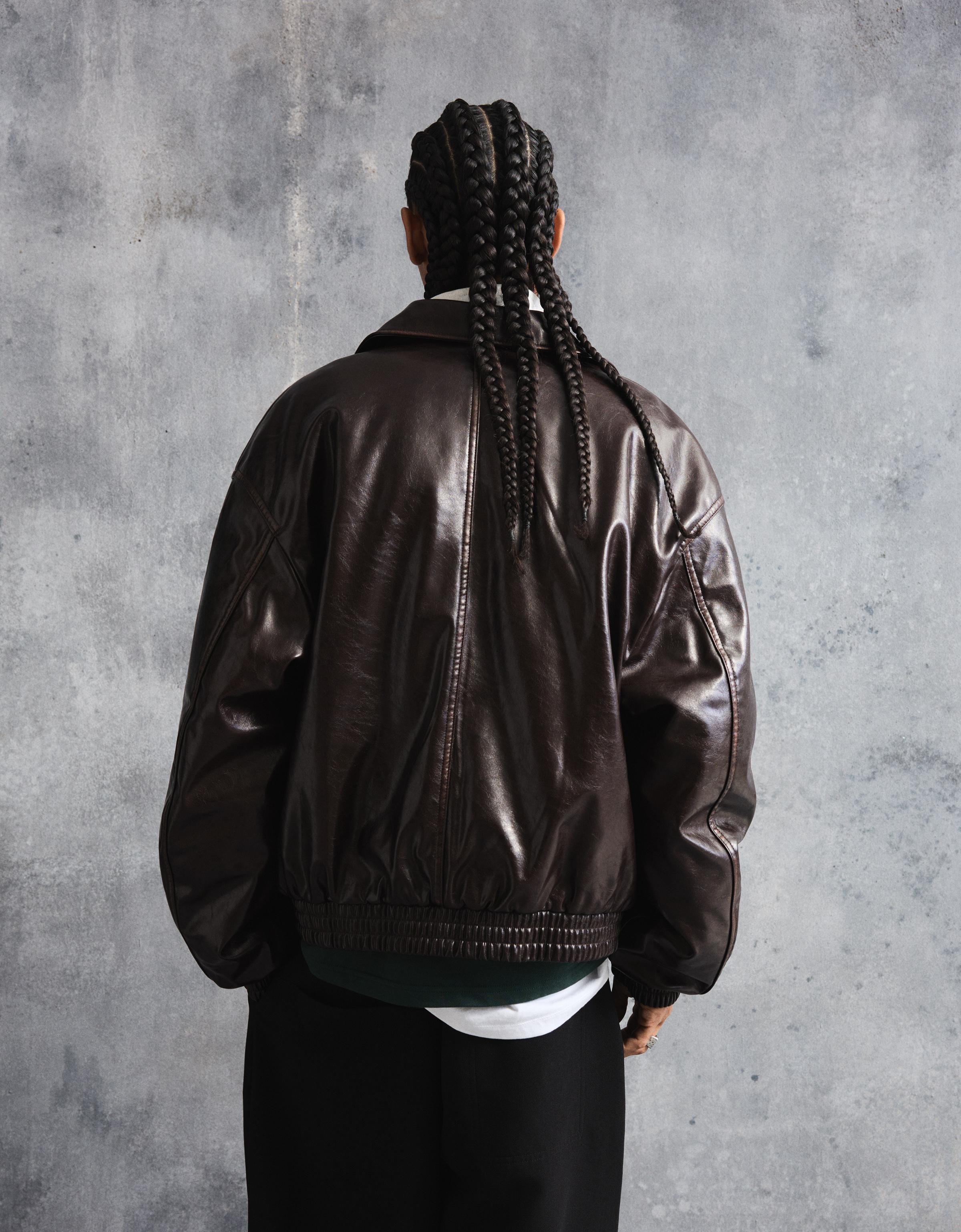 Suni deri ceket - Görsel 35