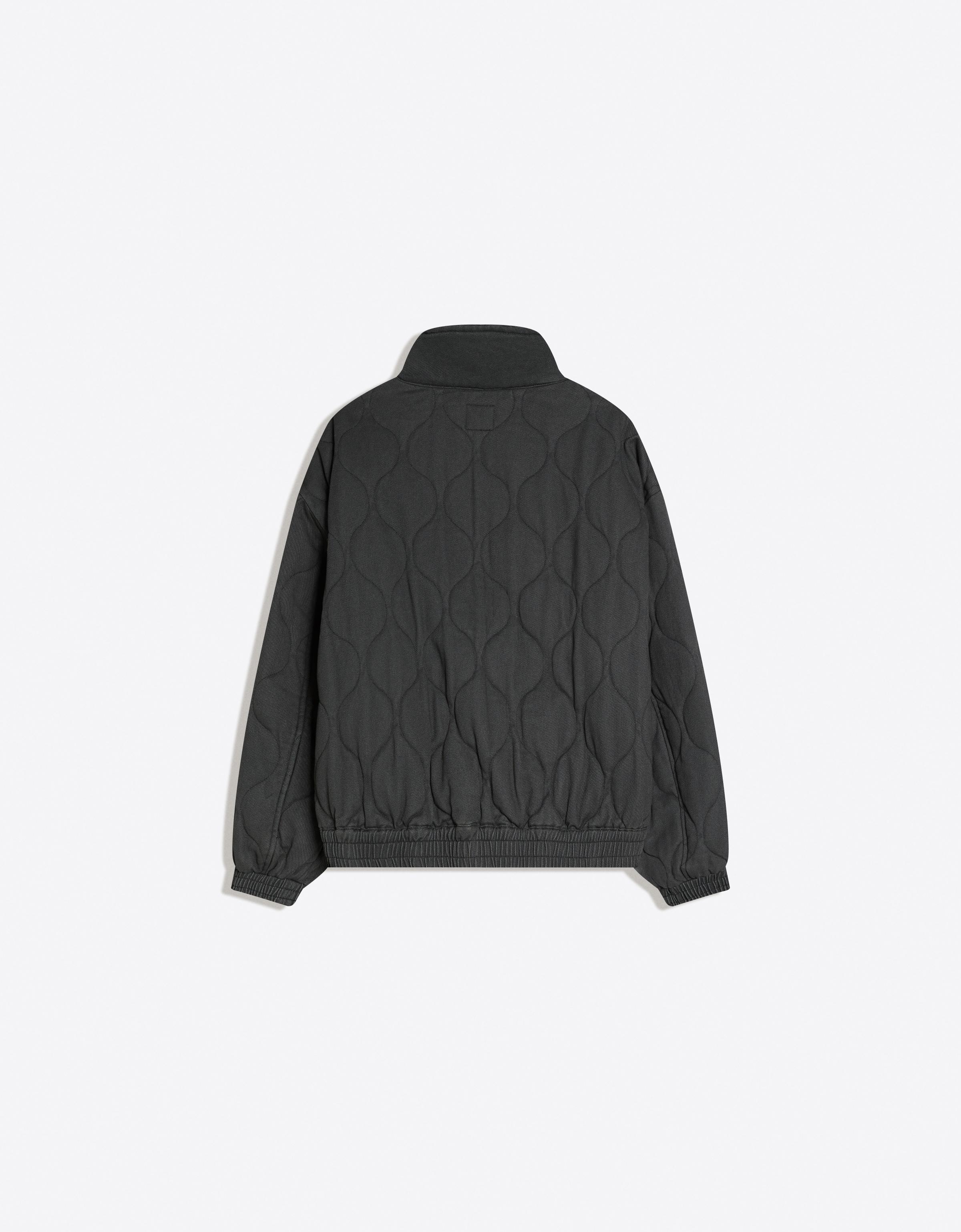 Washed effect jacket — Dark grey