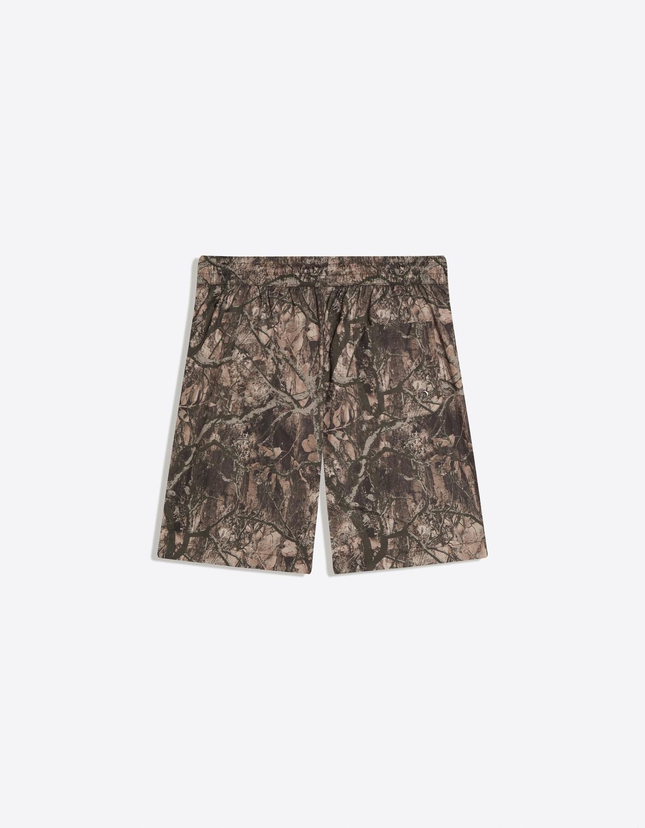 Boxy print swimsuit — Brown