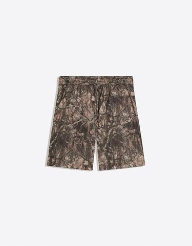 Boxy print swimsuit — Brown 6