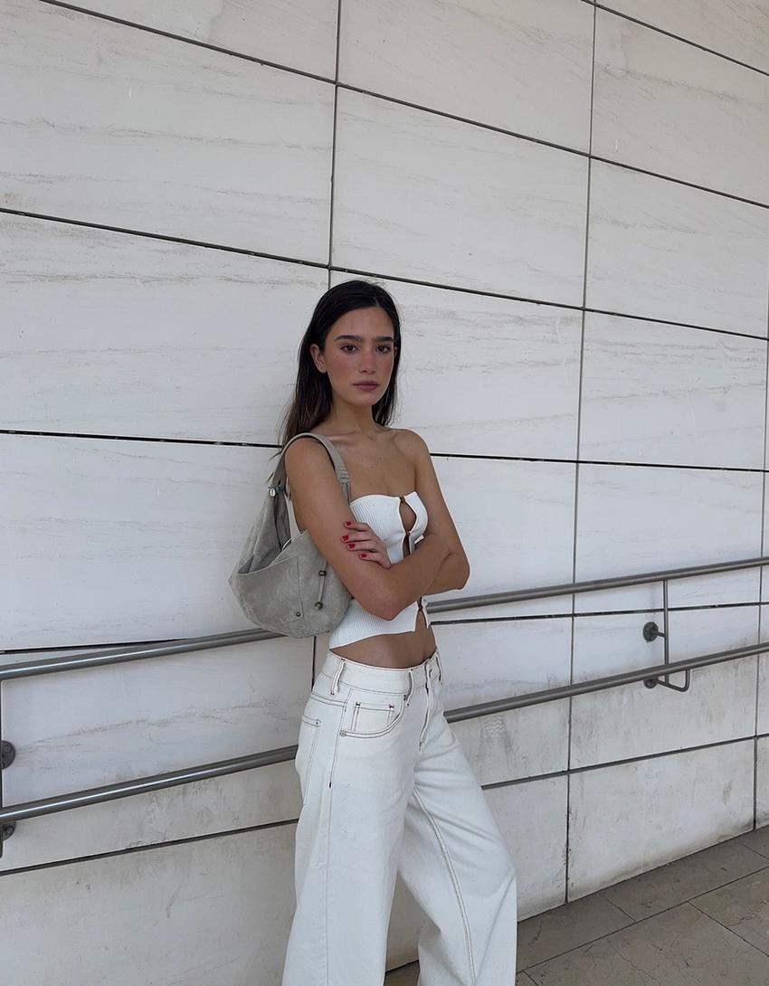 Jeans boyfriend-Avorio-3