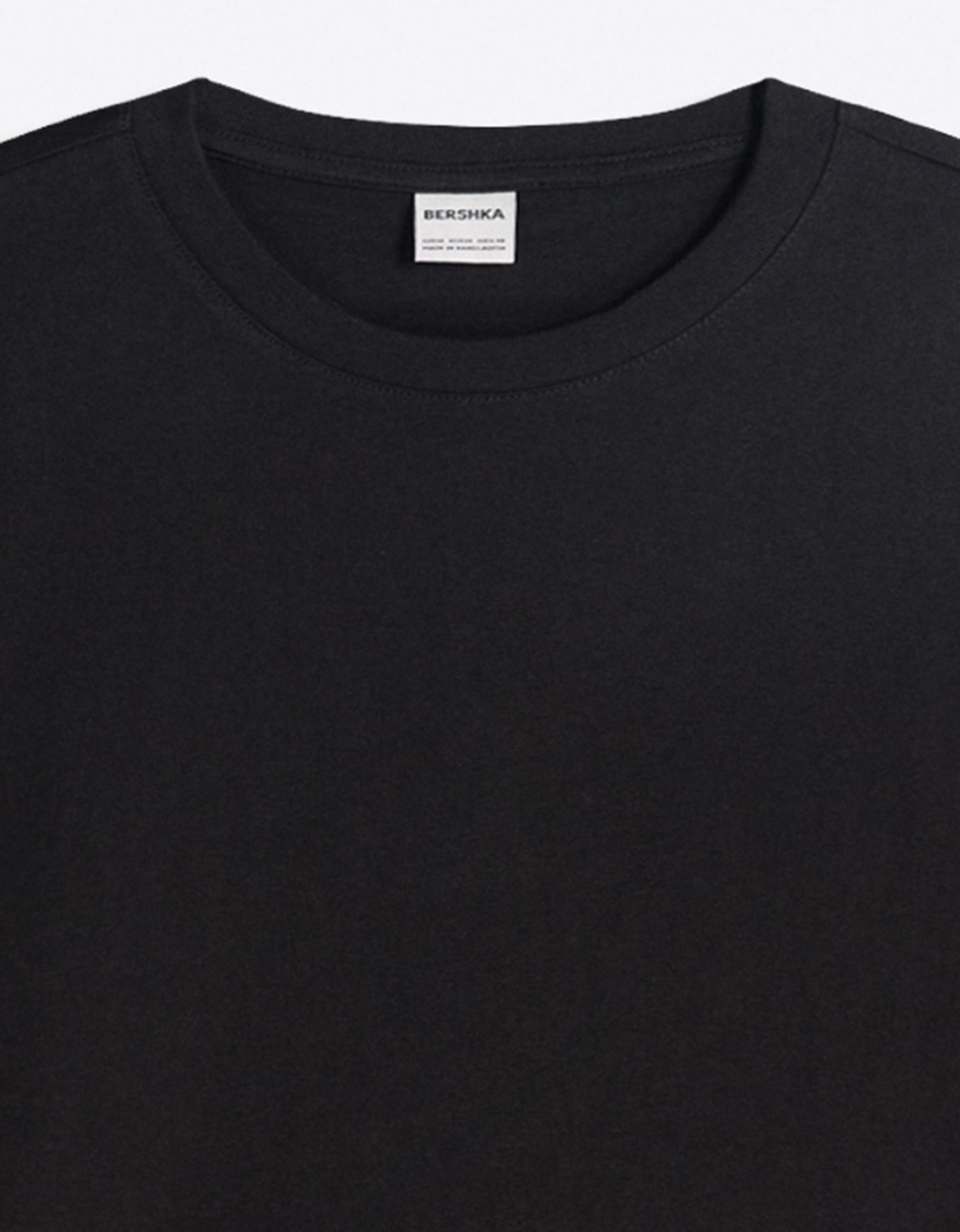 Regular fit T-shirt — Black