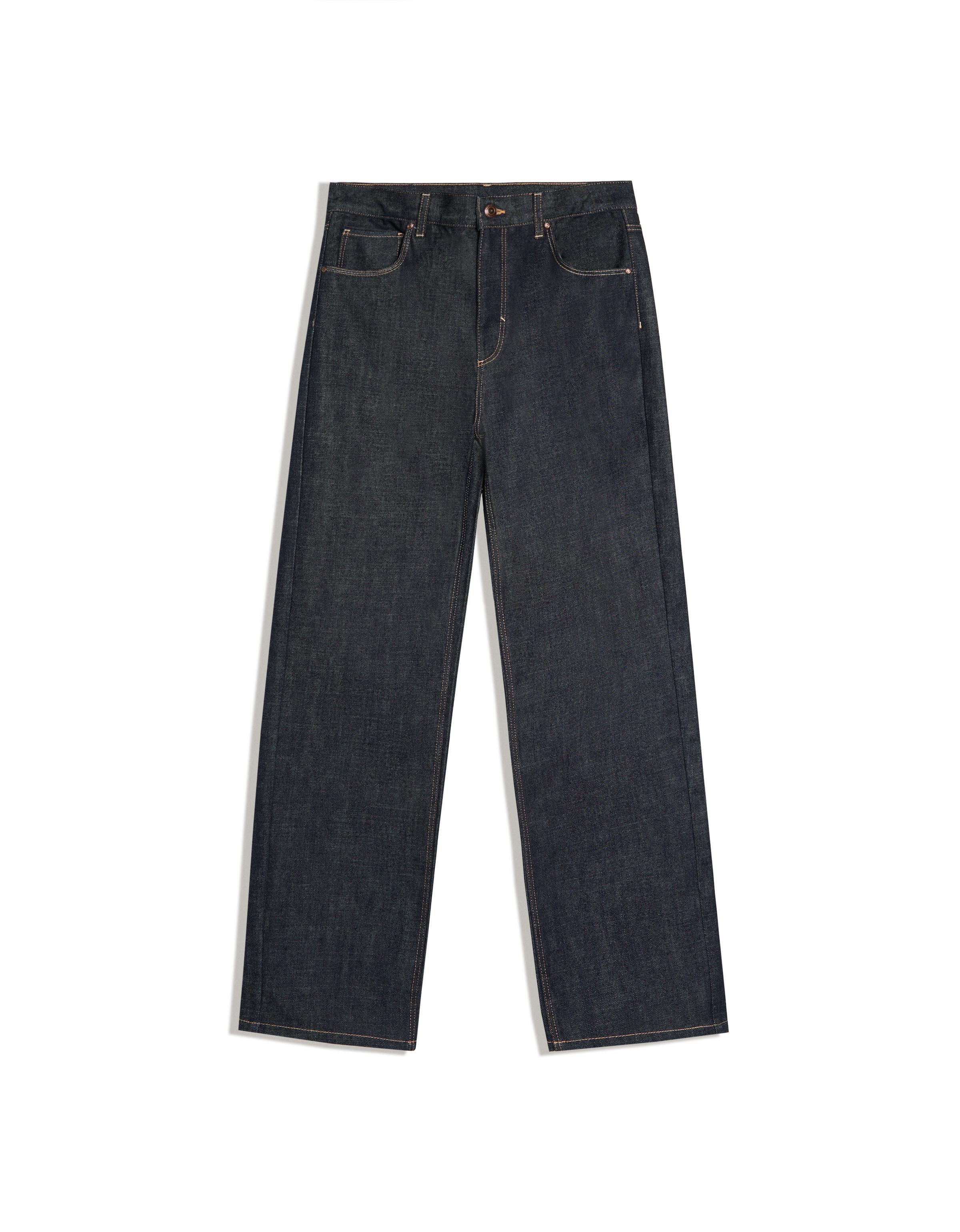 Straight baggy jeans — Navy
