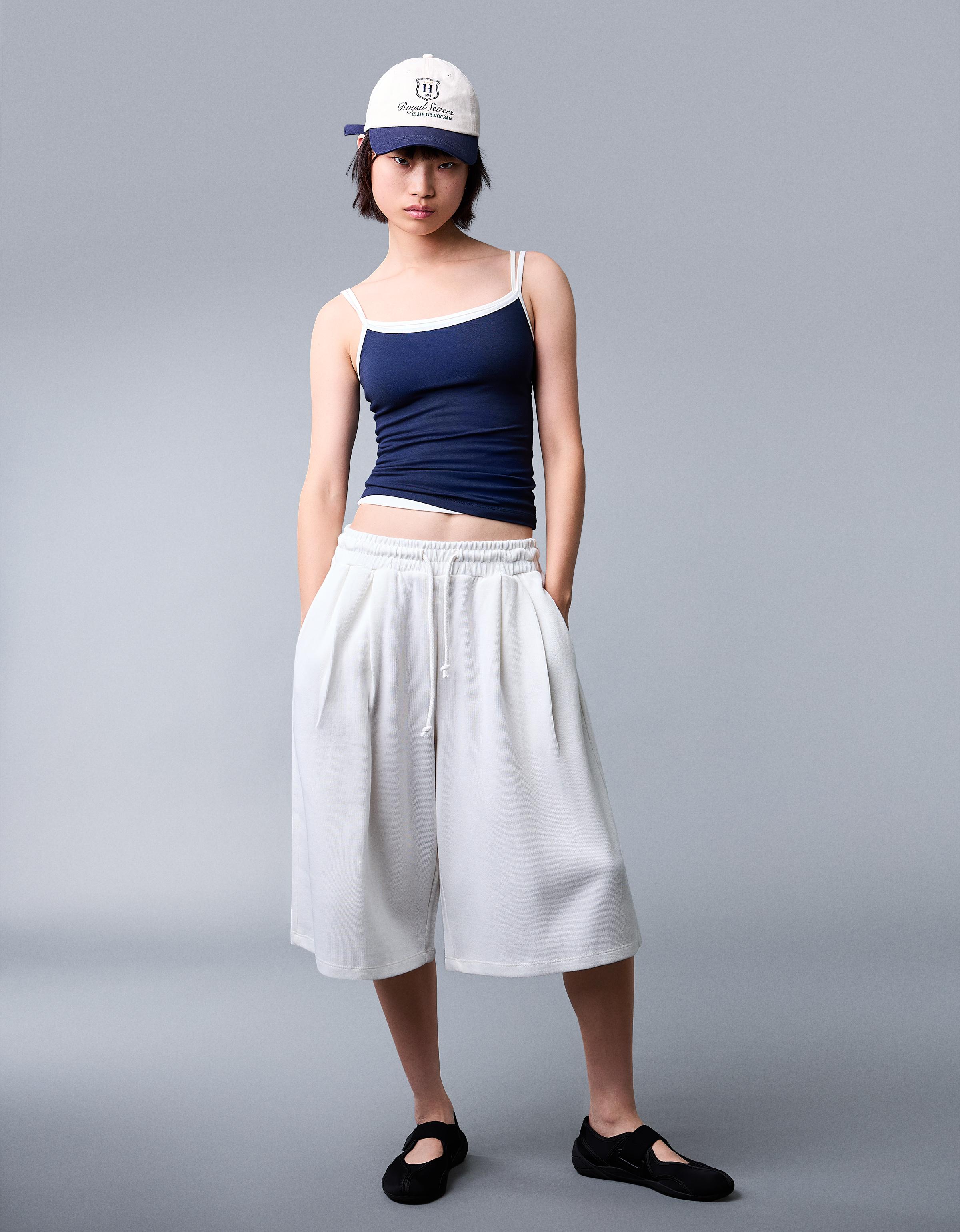【BERSHKA】Oversized Tank Top ベルシュカ Tank top - Women | Bershka