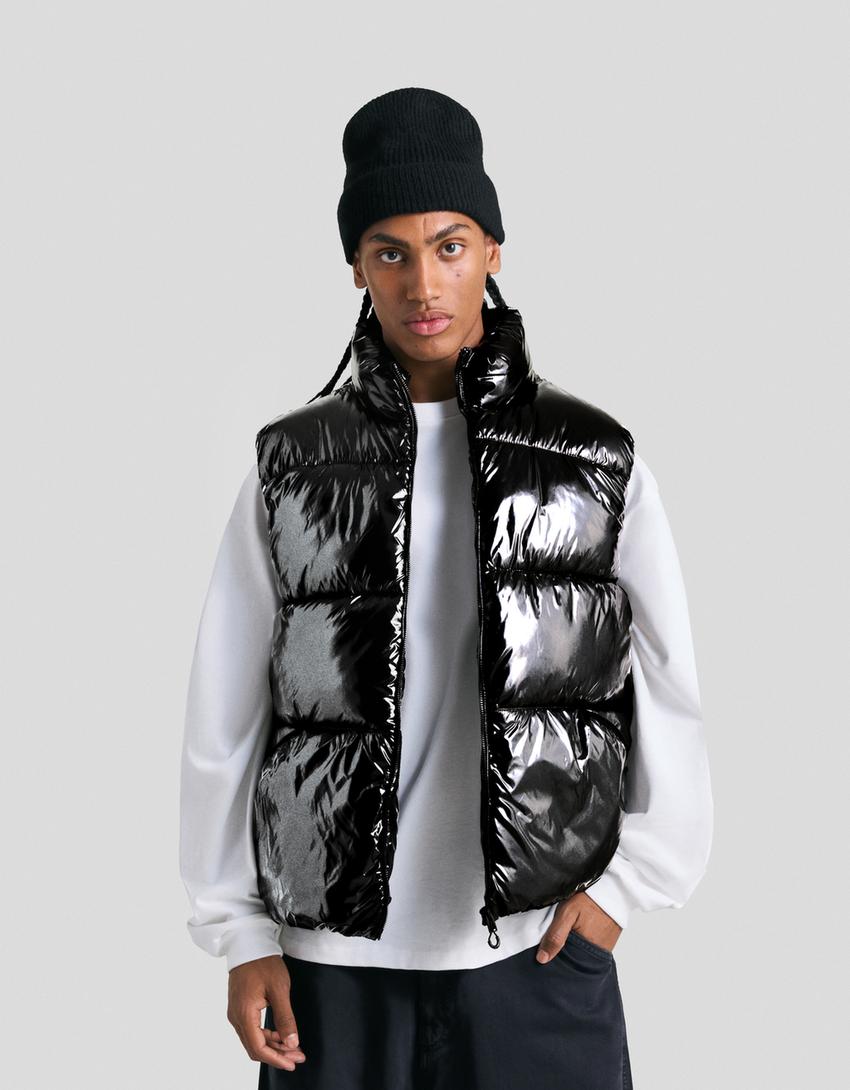 Chaleco puffy-Negro
