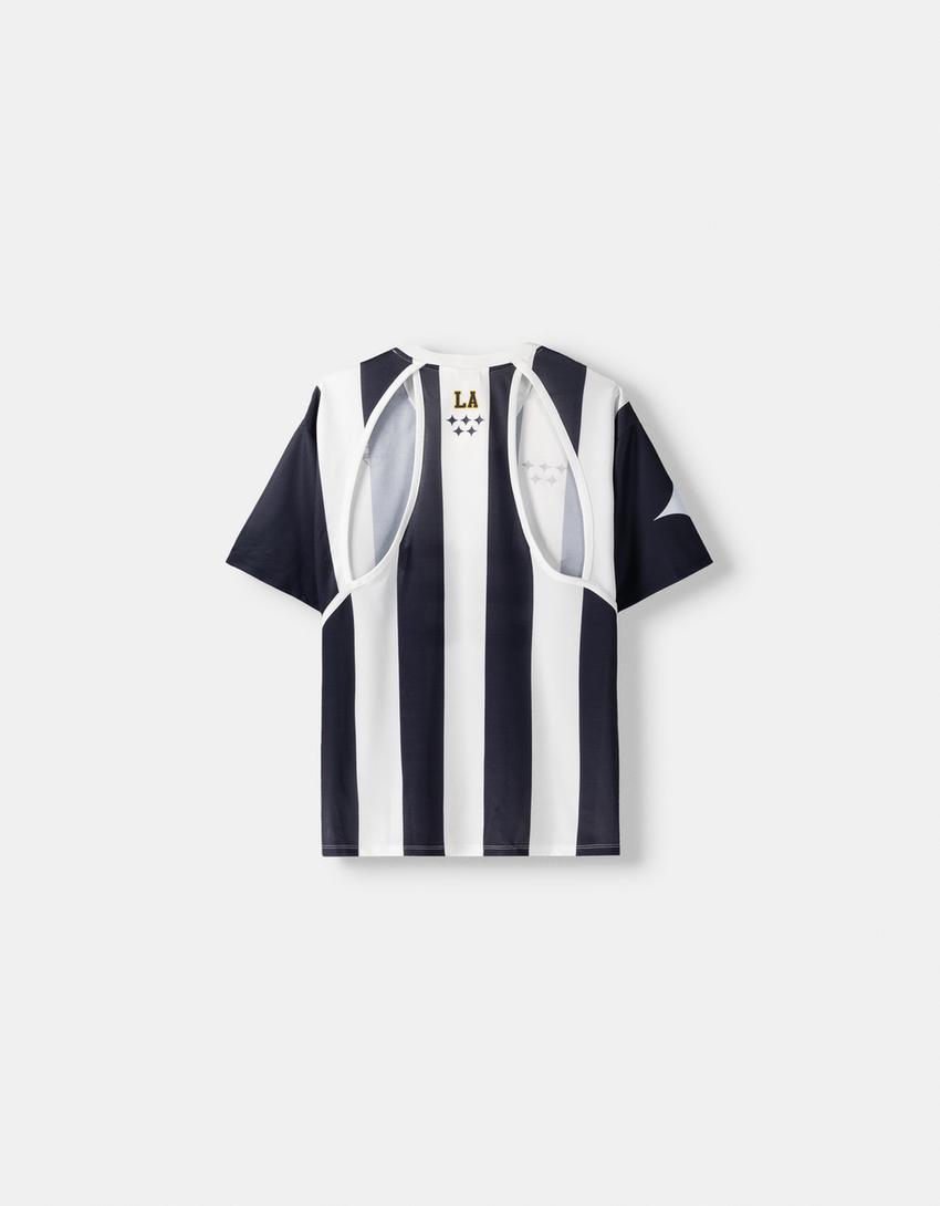 تيشرت لوس أنجلوس مخطط-أبيض مطفي-7