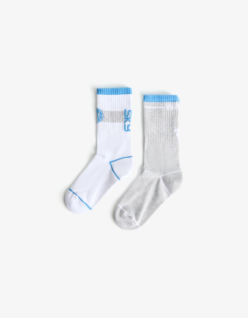 Pack 2 calcetines WNBA-Gris-2