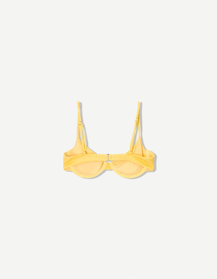 Top bikini textura-Amarillo-1