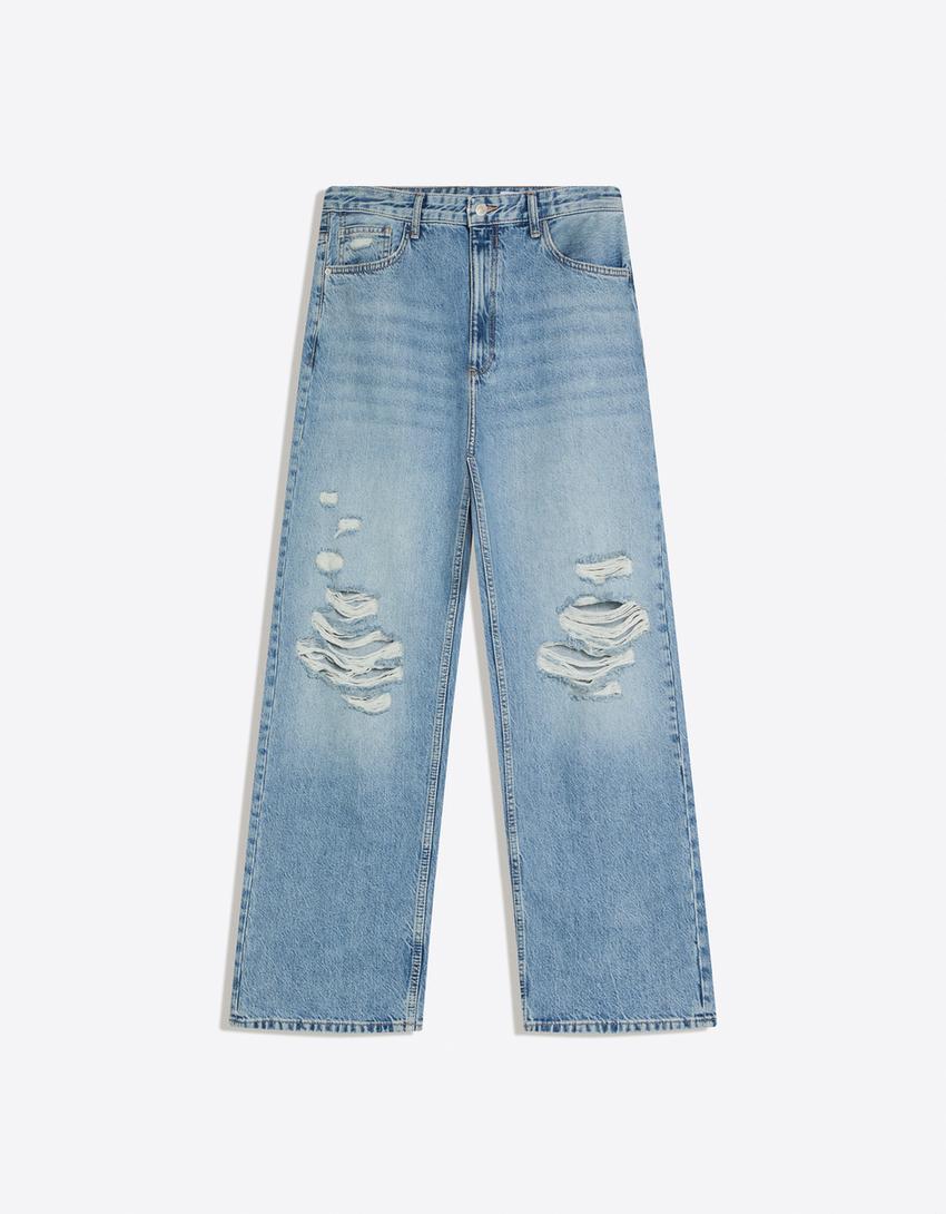 Distressed baggy fit jean-Mavi