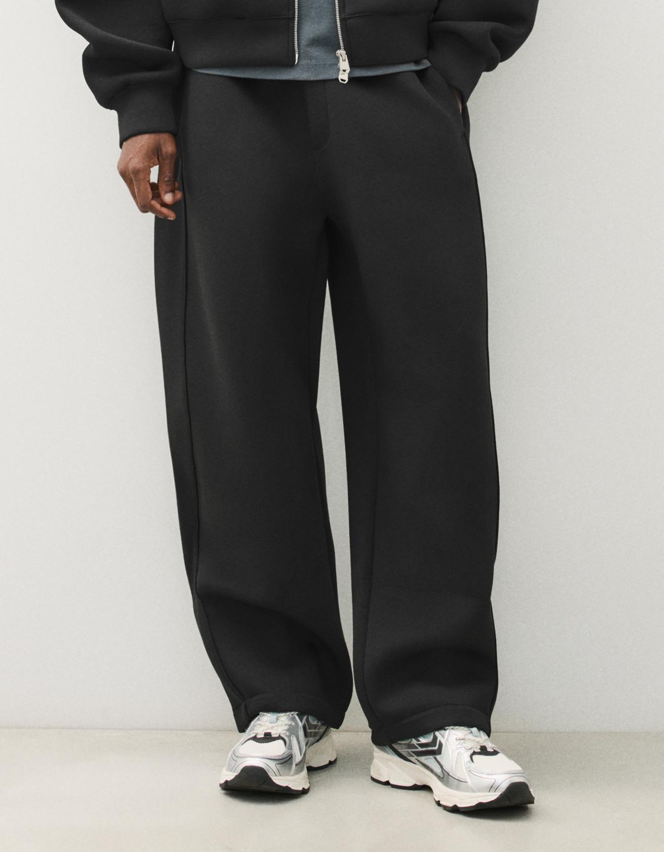 Technical balloon trousers — Black