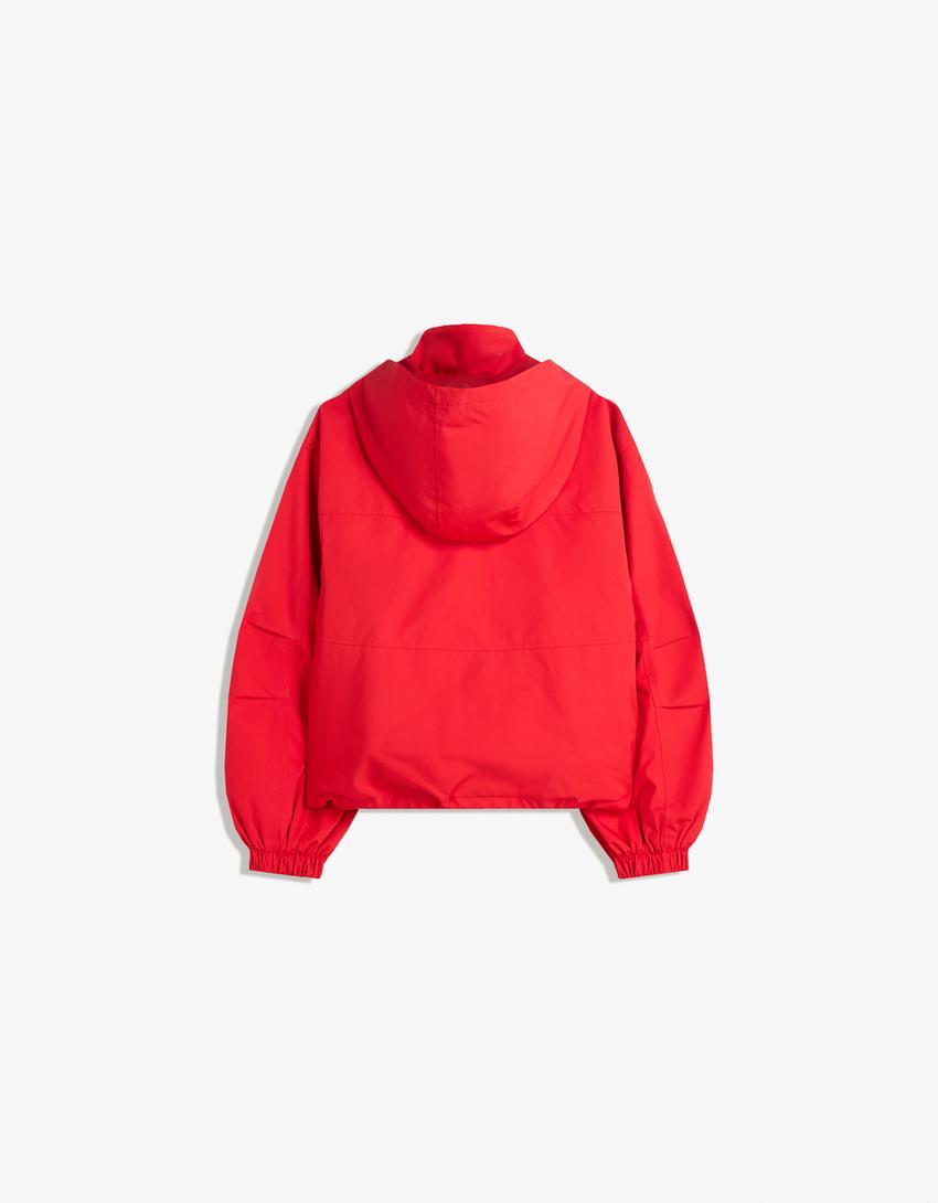 Cazadora técnica capucha-Rojo-4