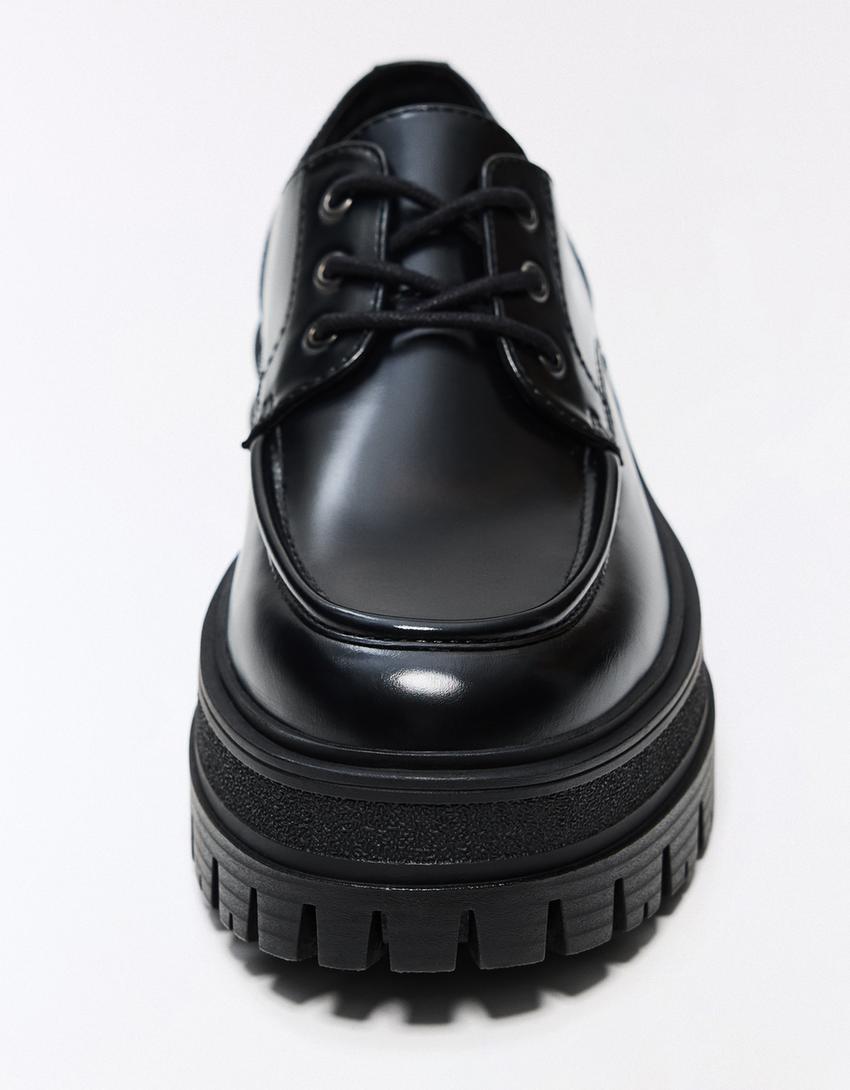 Zapato vestir bordón-Negro