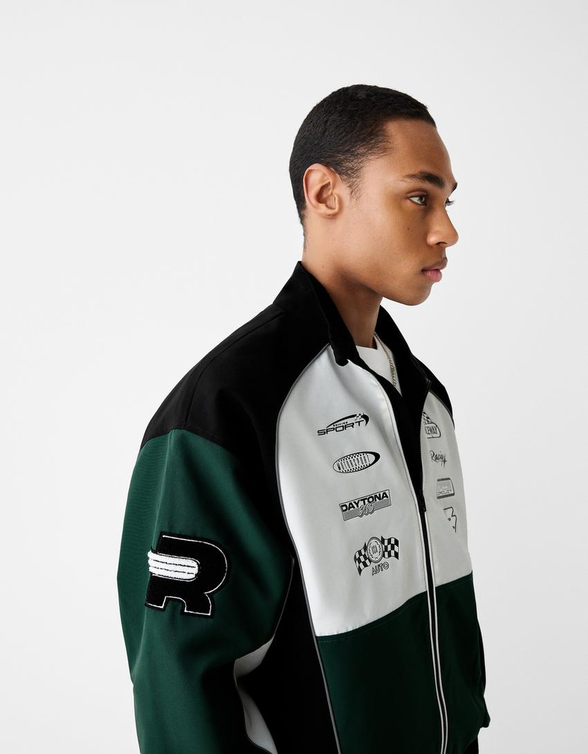 Technical racing jacket-Green
