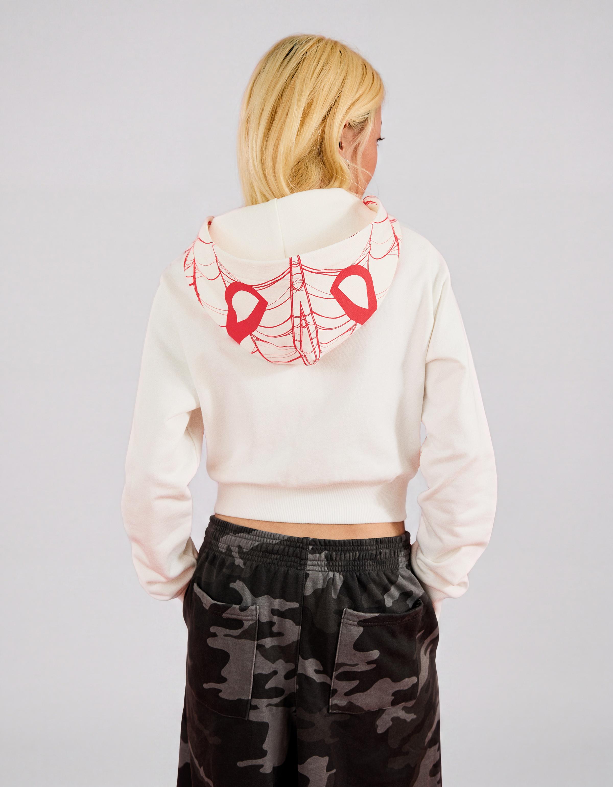 SPIDER-MAN print hoodie — Off white