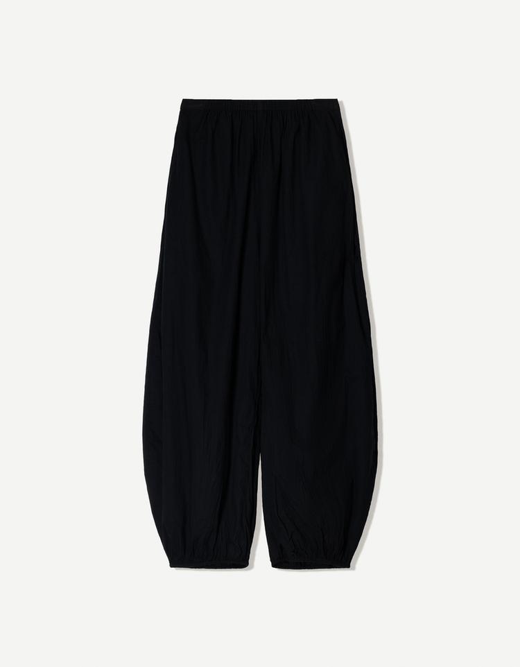 Sarouel trousers with elasticated waistband