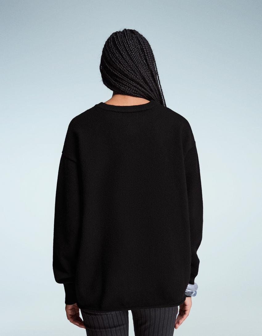 Pull oversize-Noir