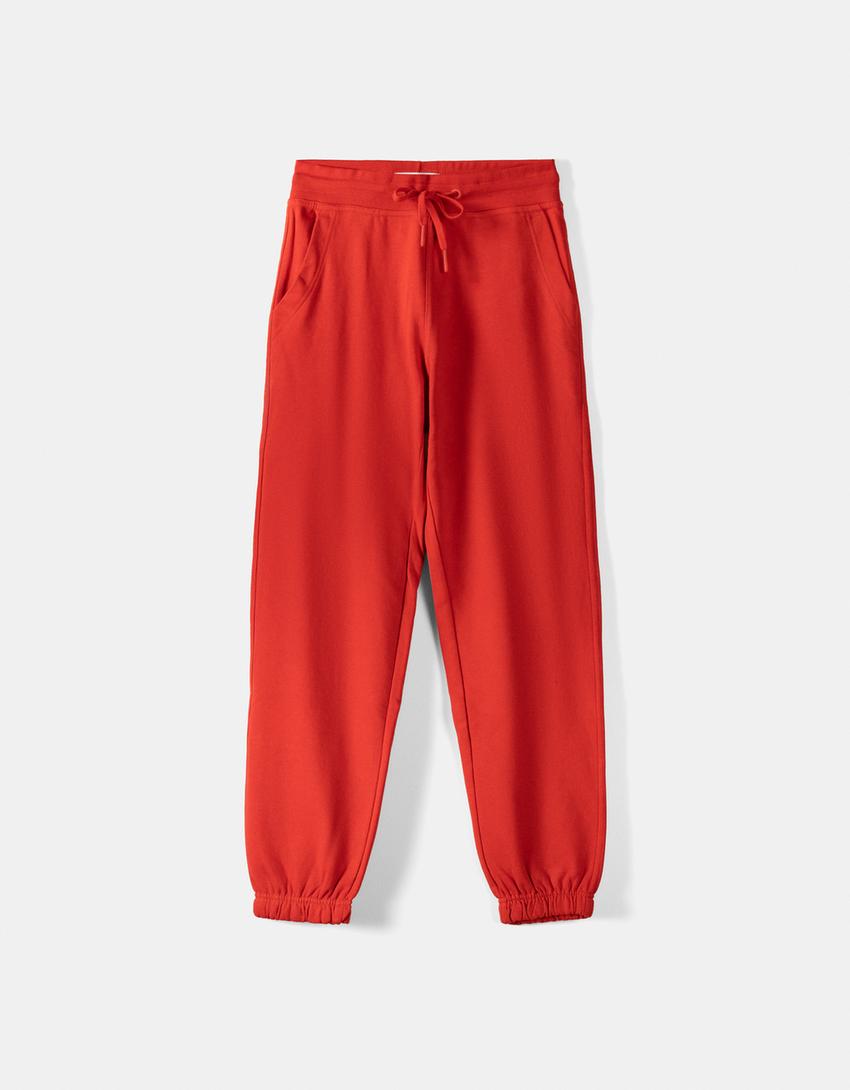 بنطلون رياضي بلش-أحمر-5