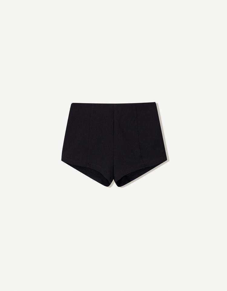 Mini knit shorts