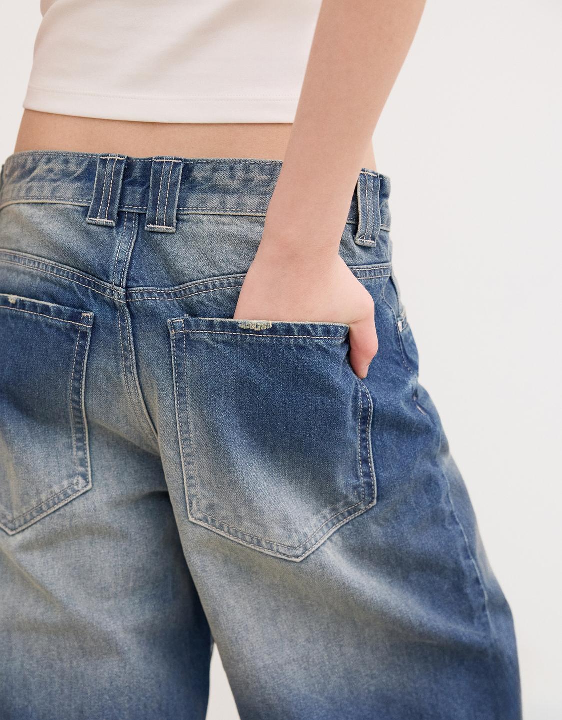 Baggy barrel jeans