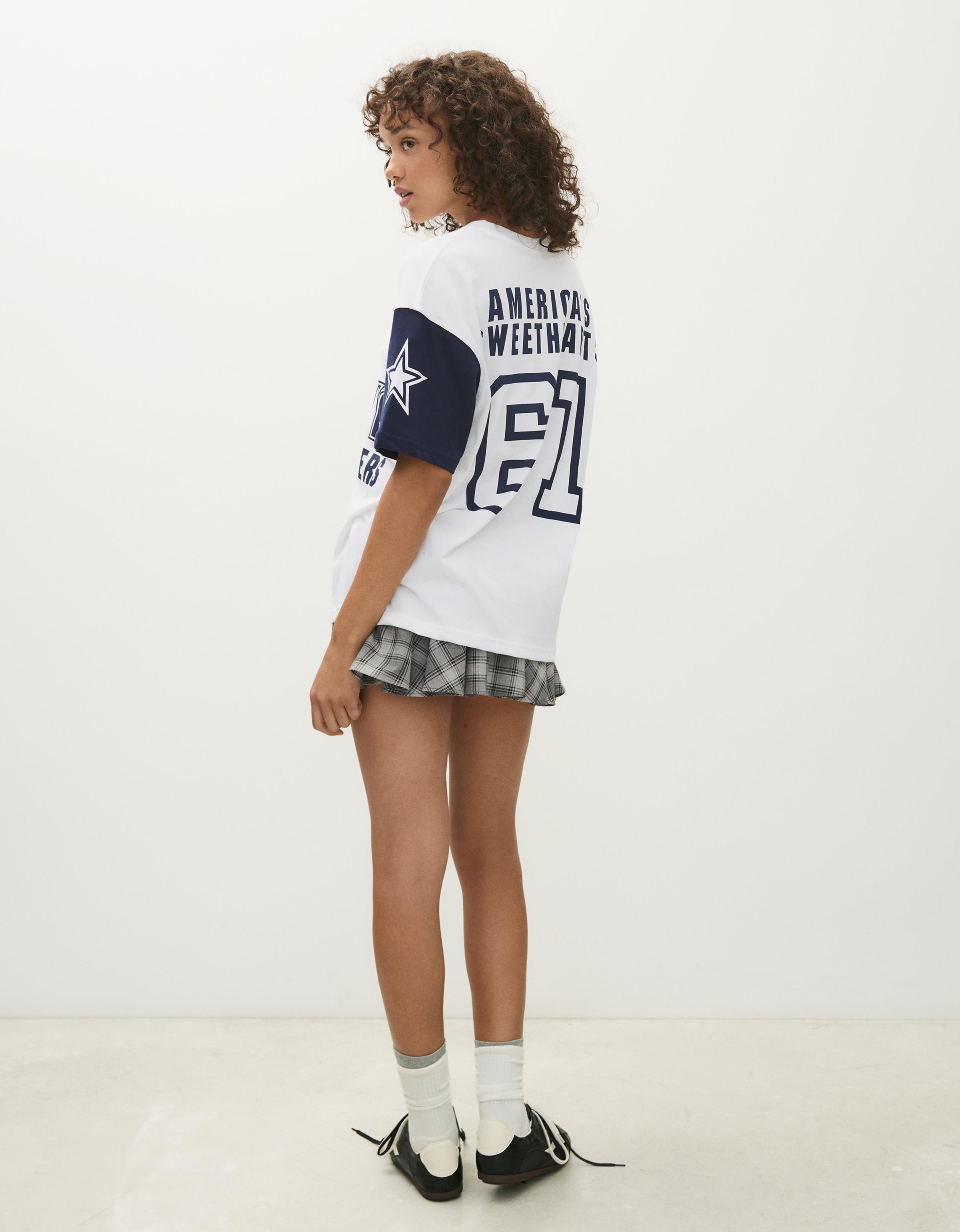 Dallas Cowboys Cheerleaders short sleeve T-shirt — Off white
