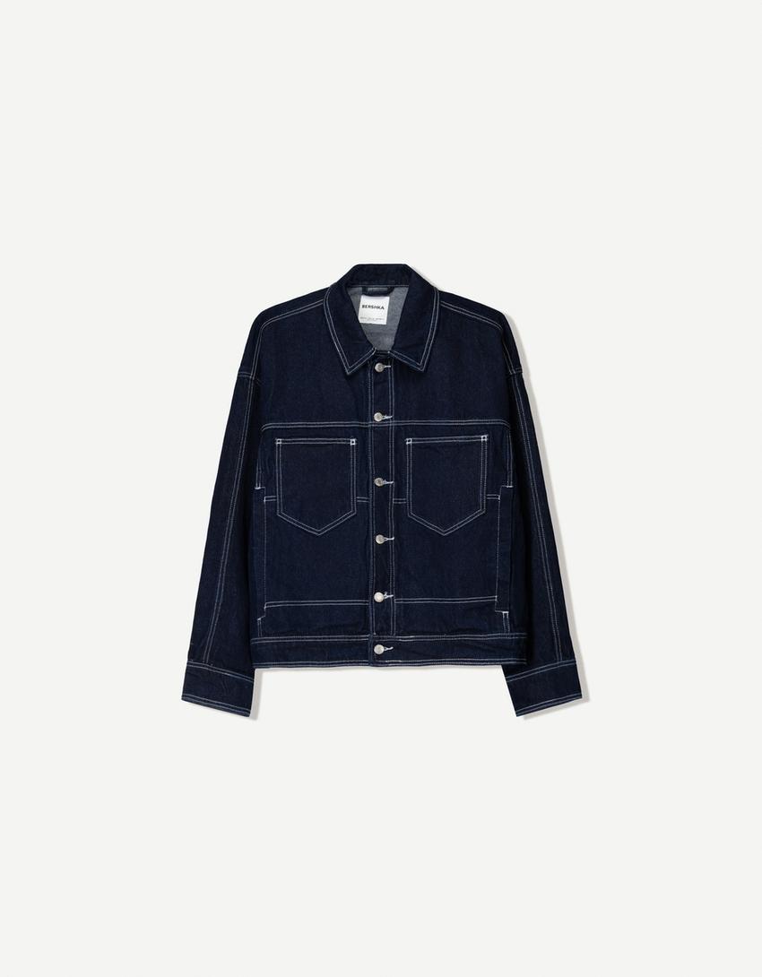Ensemble Veste Veste En Jean Courte Bershka Veste Jean Bershka