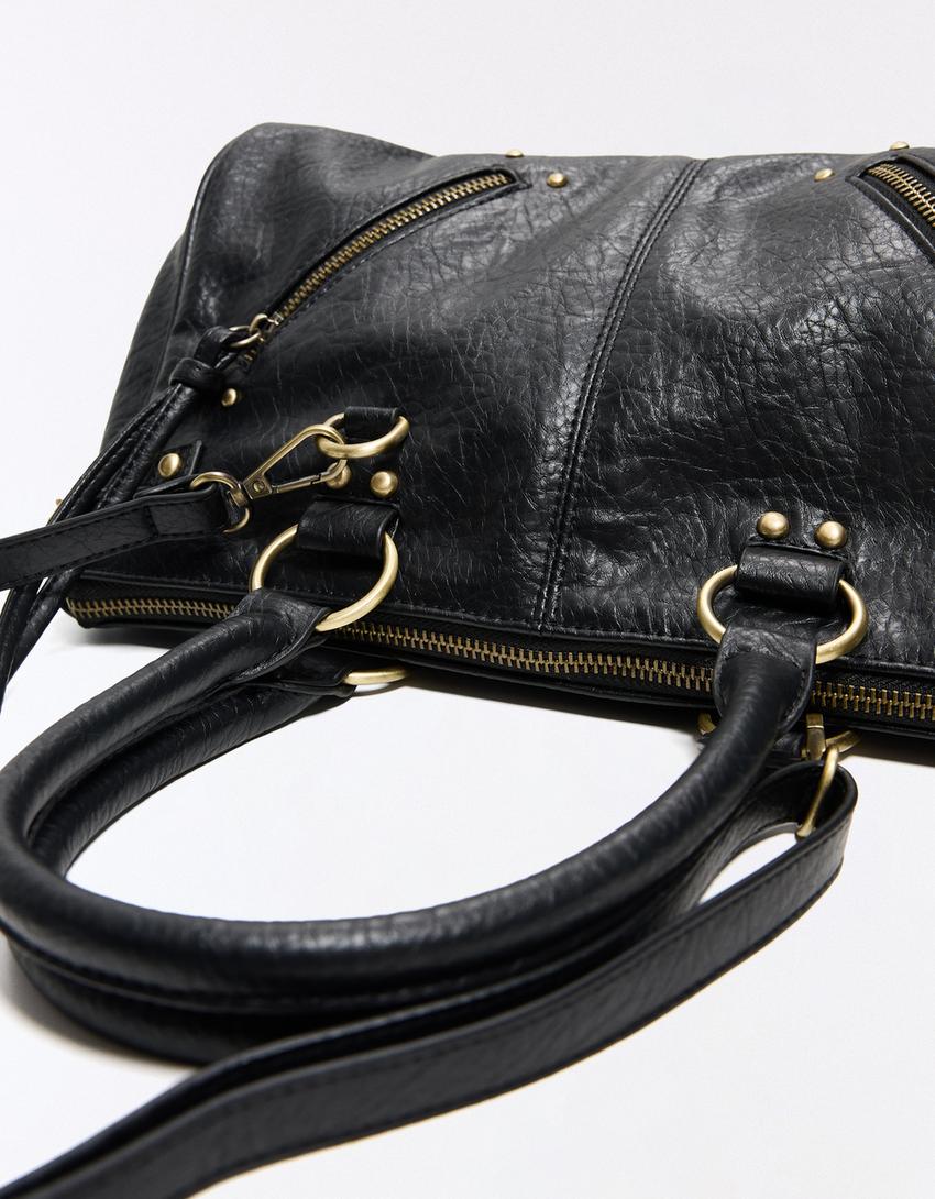 Bag with zips-Black
