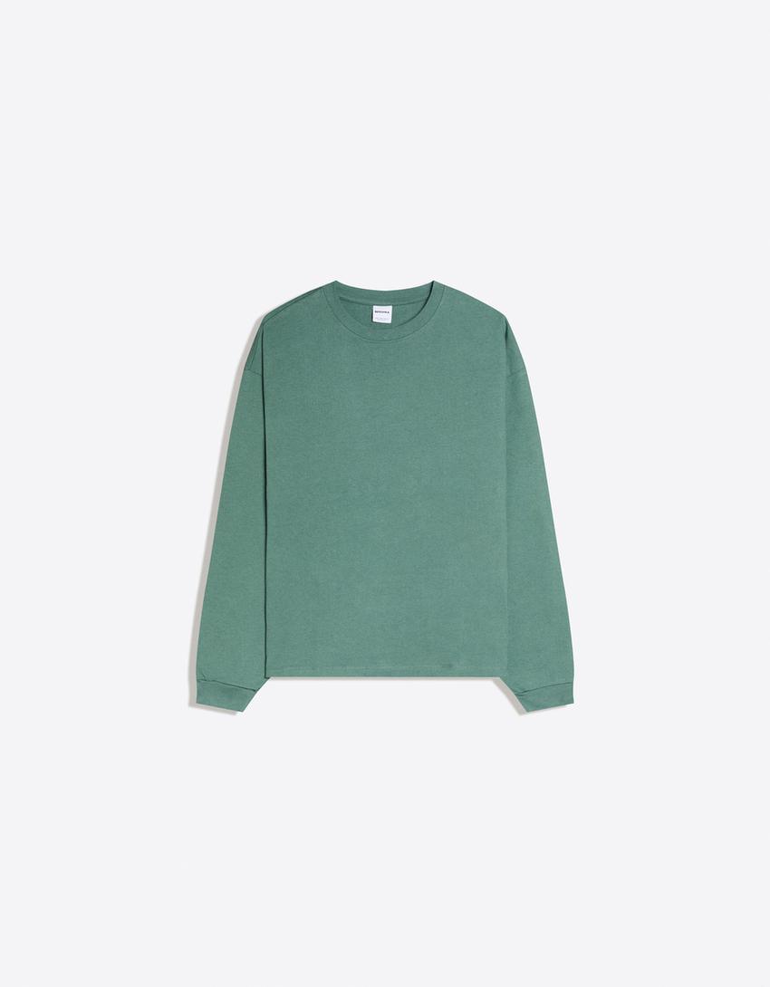 Long sleeve T-shirt-Green