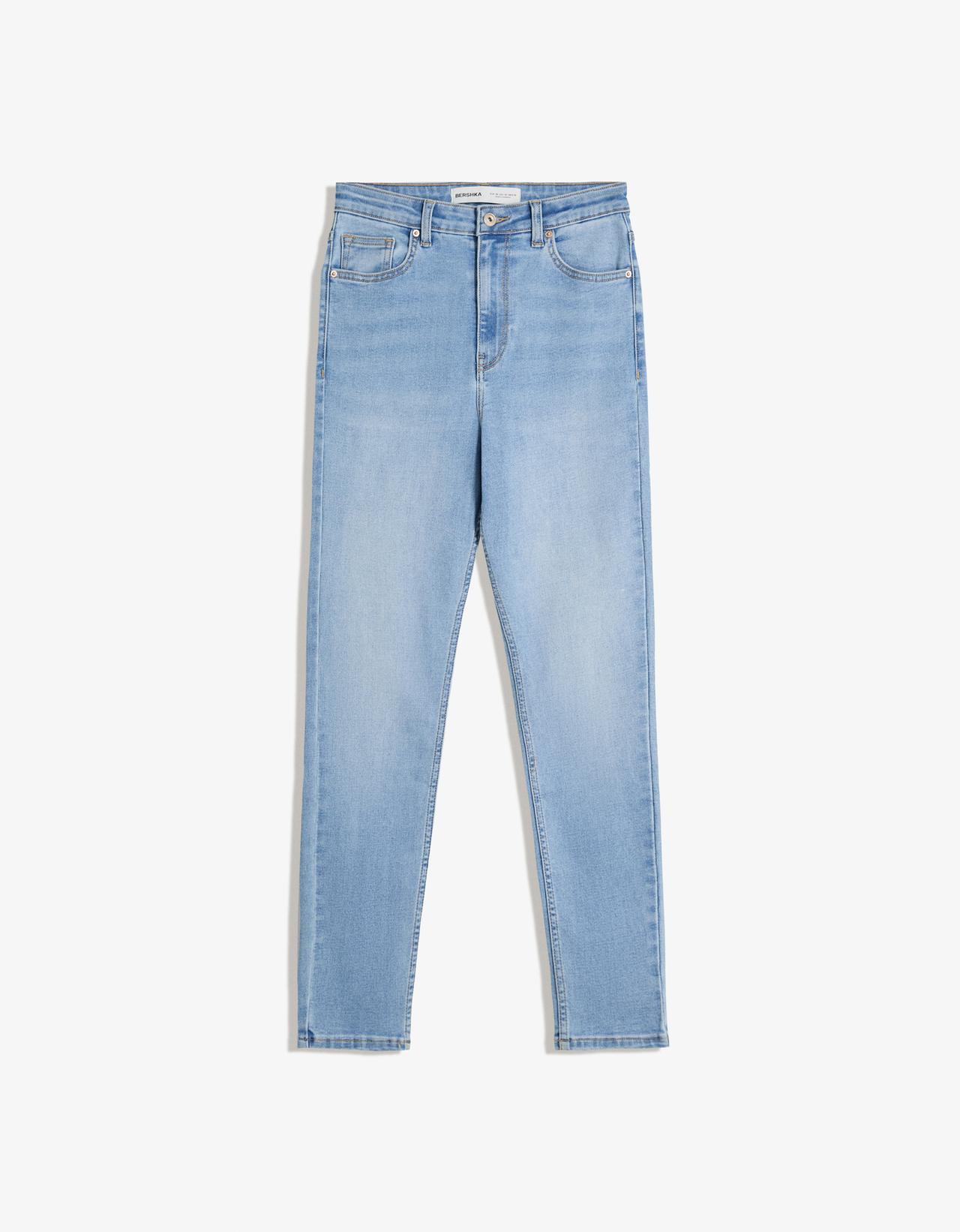 Super high-rise soft skinny jeans — Light blue
