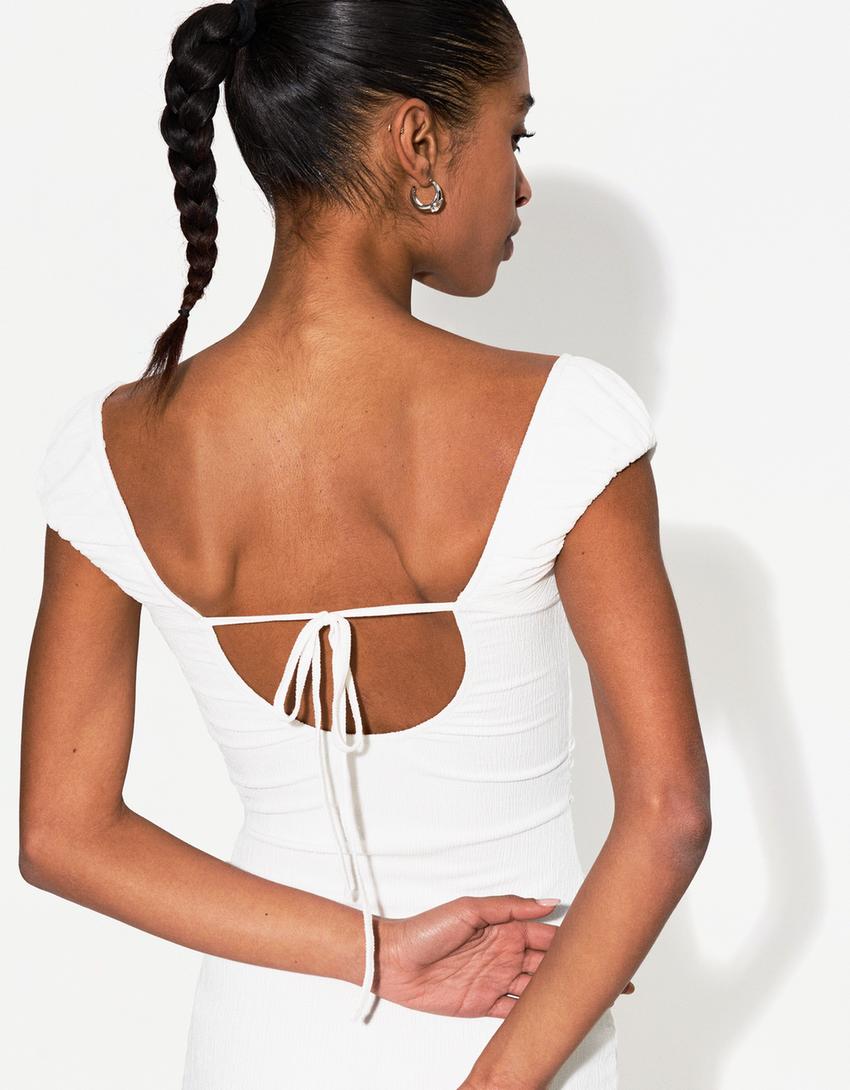 Midi dress-Off white